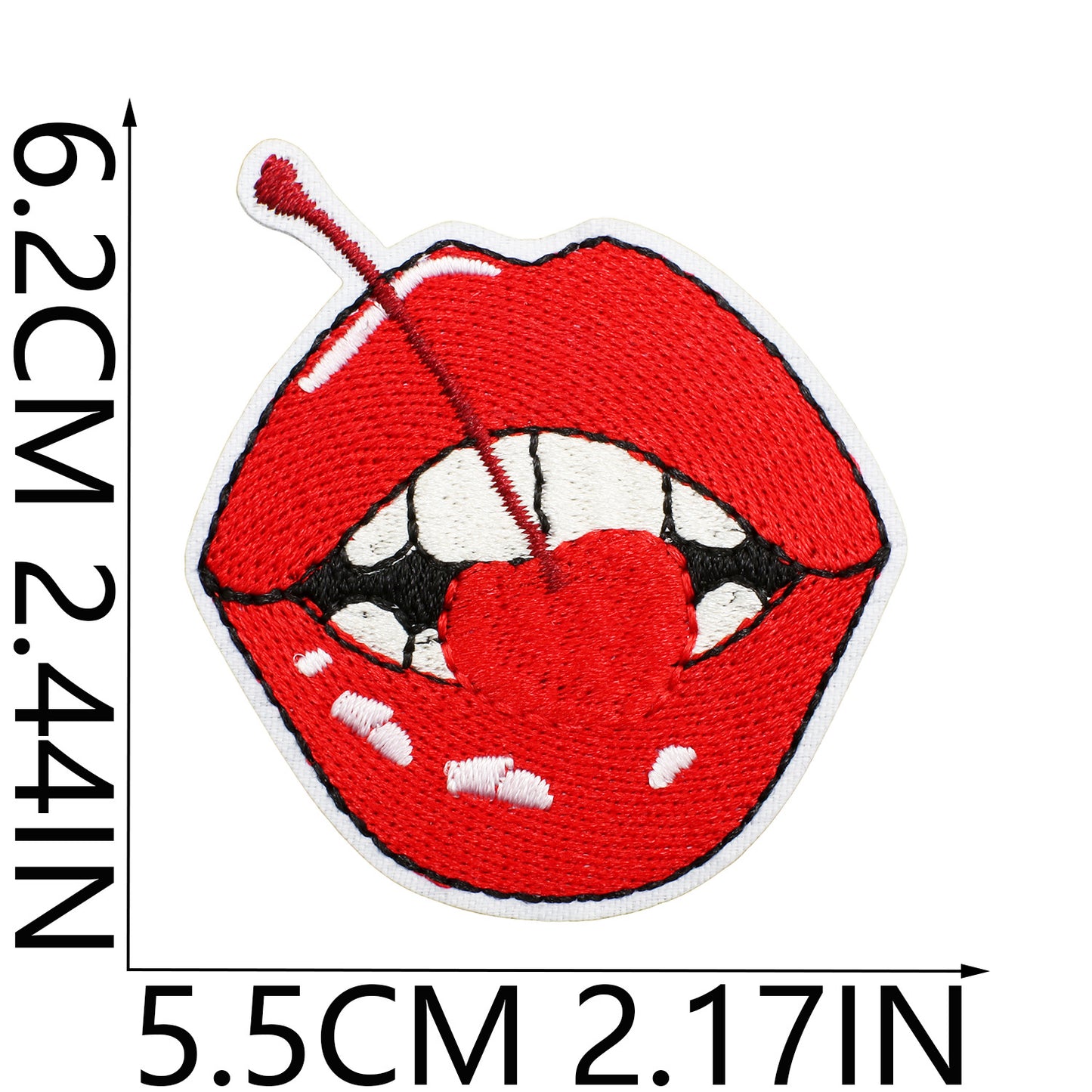 Iron-on Cute Cherry Embroidered Patch