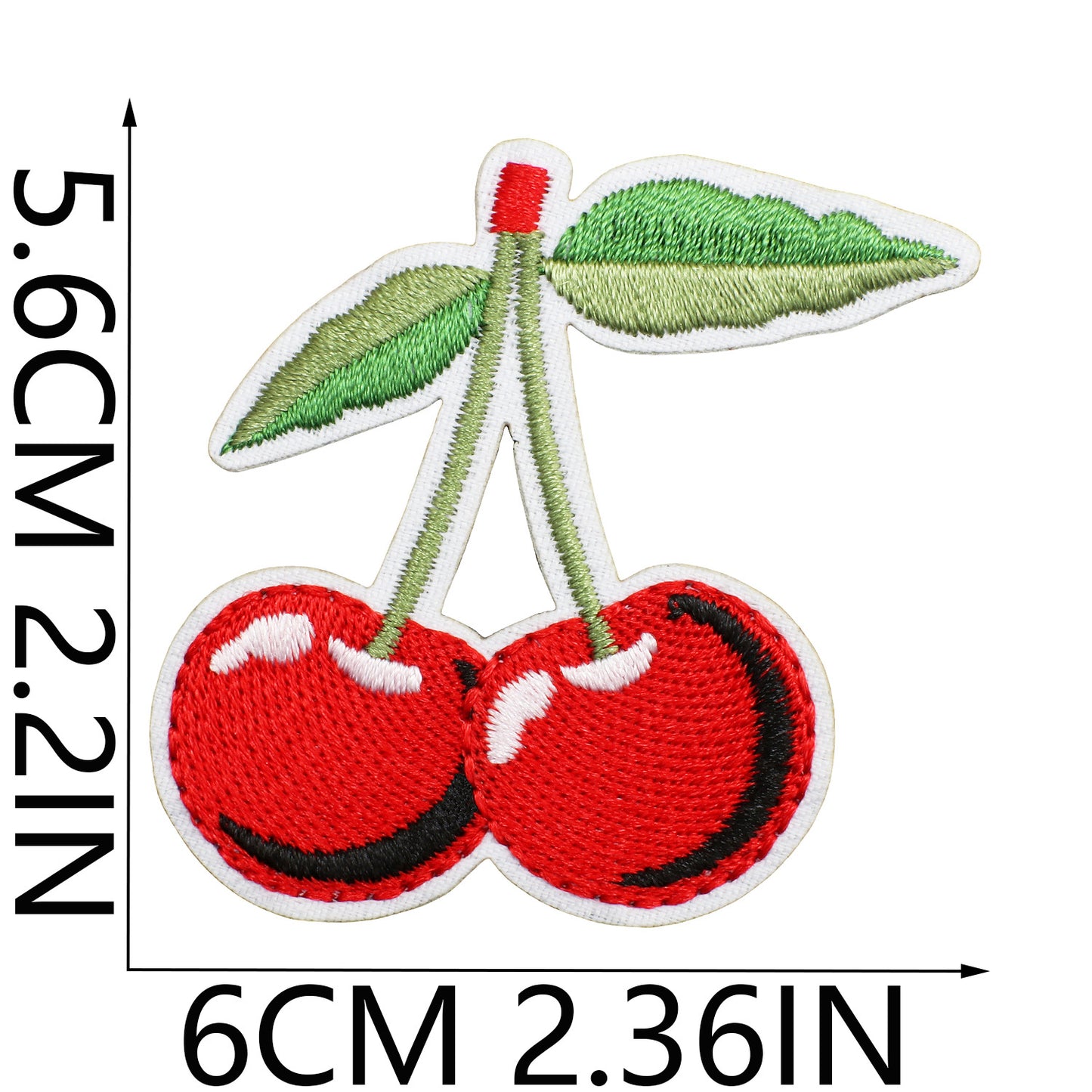 Iron-on Cute Cherry Embroidered Patch