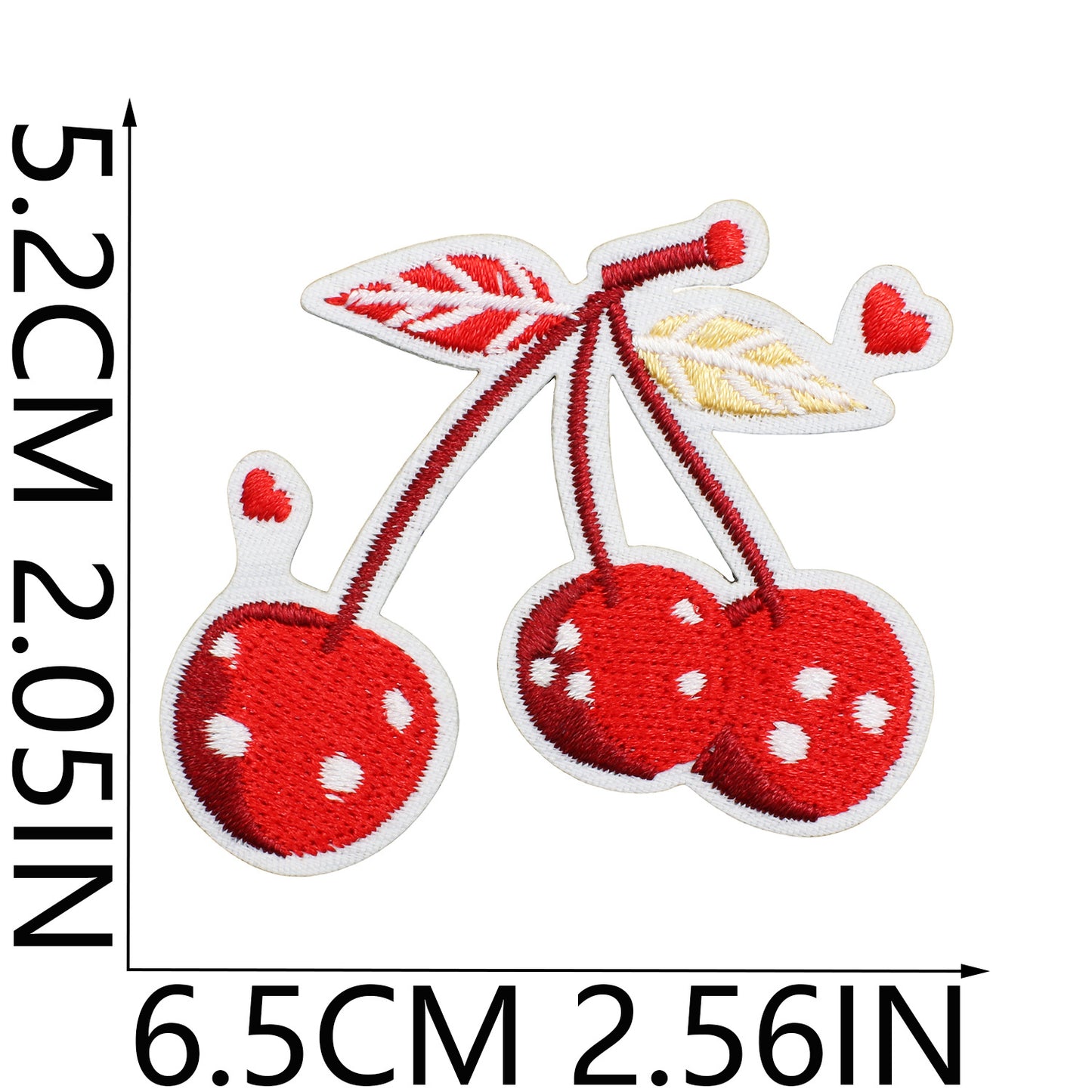 Iron-on Cute Cherry Embroidered Patch
