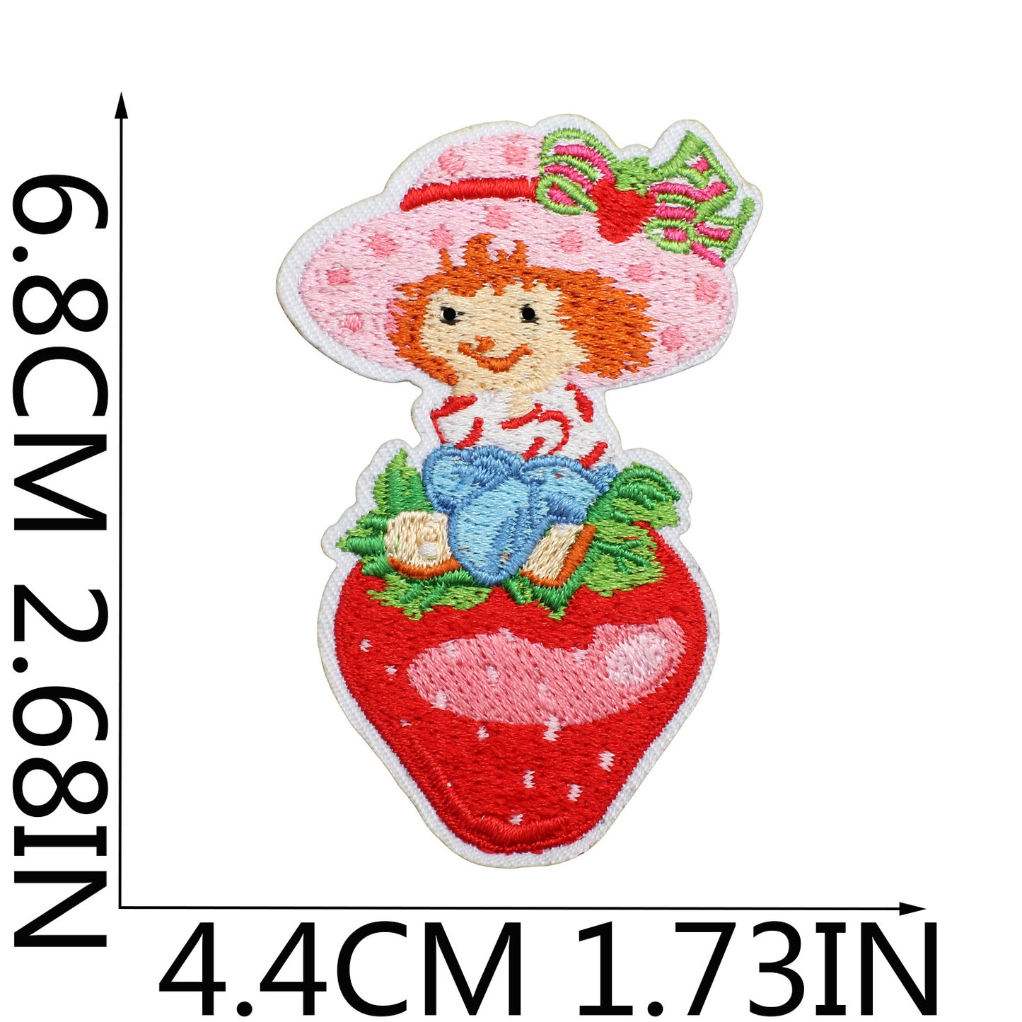 Iron-on Cute Strawberry Embroidered Patch