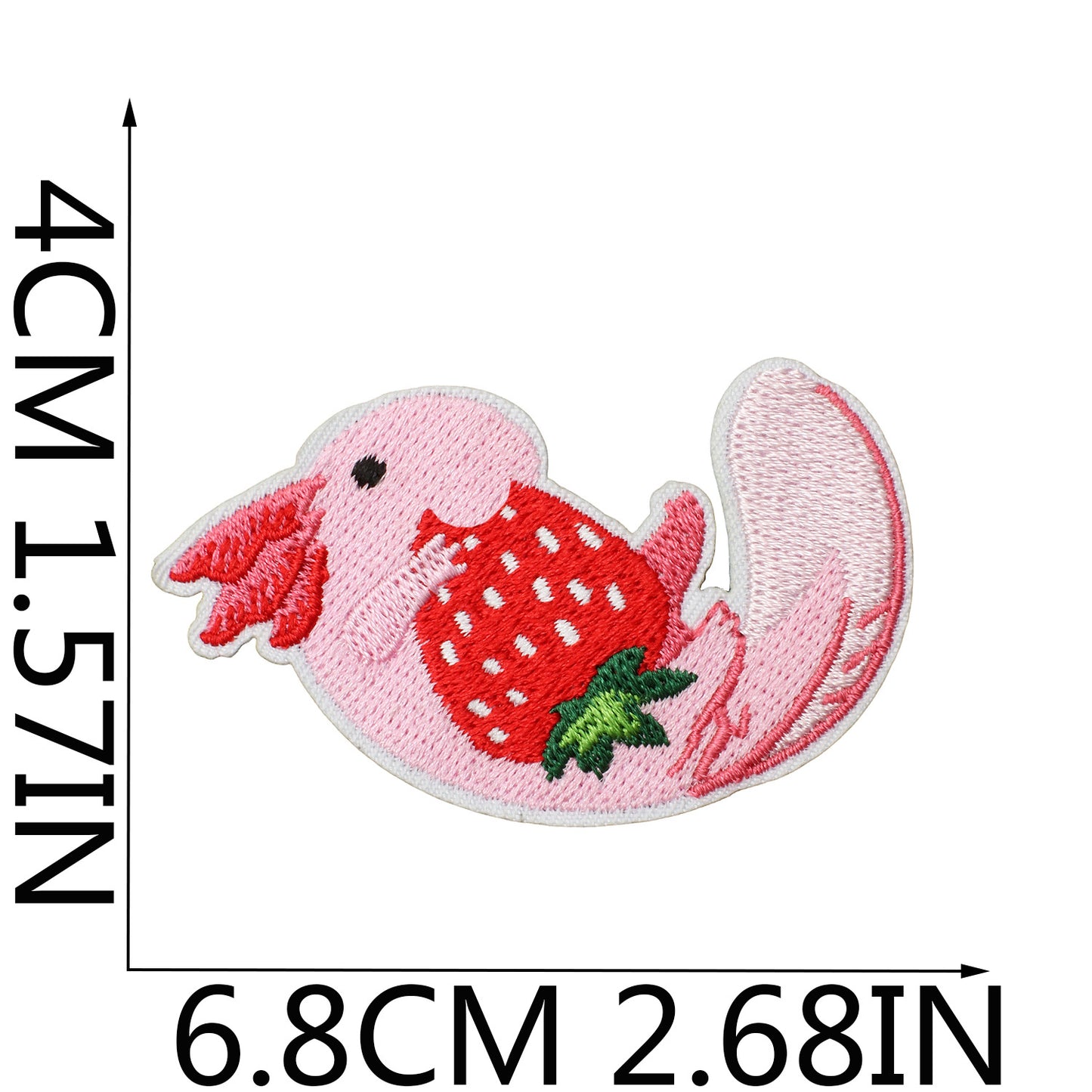 Iron-on Cute Strawberry Embroidered Patch