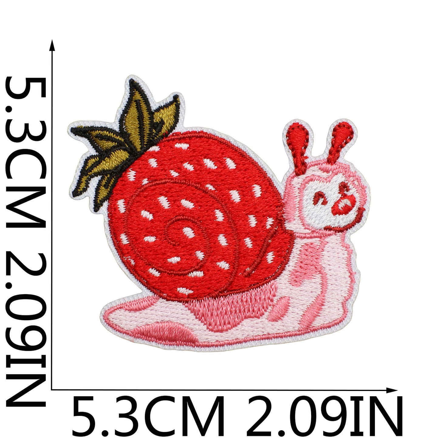 Iron-on Cute Strawberry Embroidered Patch