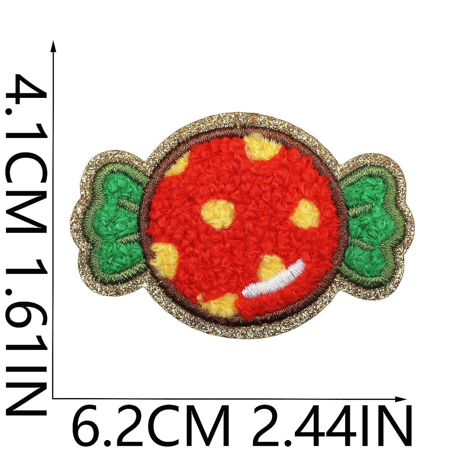Iron-on Cute Candy & Lollipop Chenille Embroidered Patch