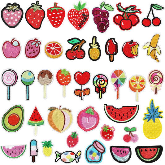 Iron-on Cute Mixed Fruit Embroidered Patch
