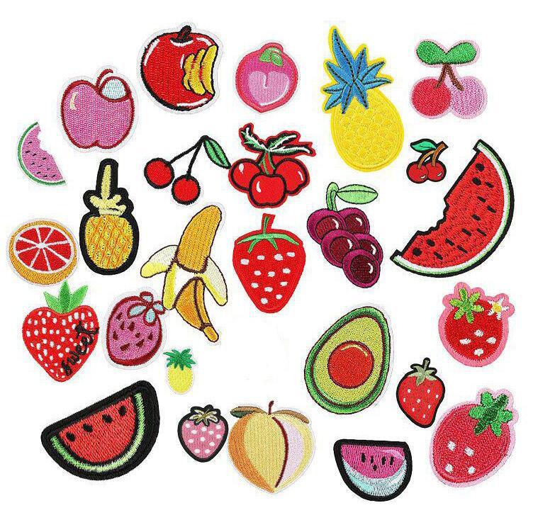 Iron-on Cute Mixed Fruit Embroidered Patch