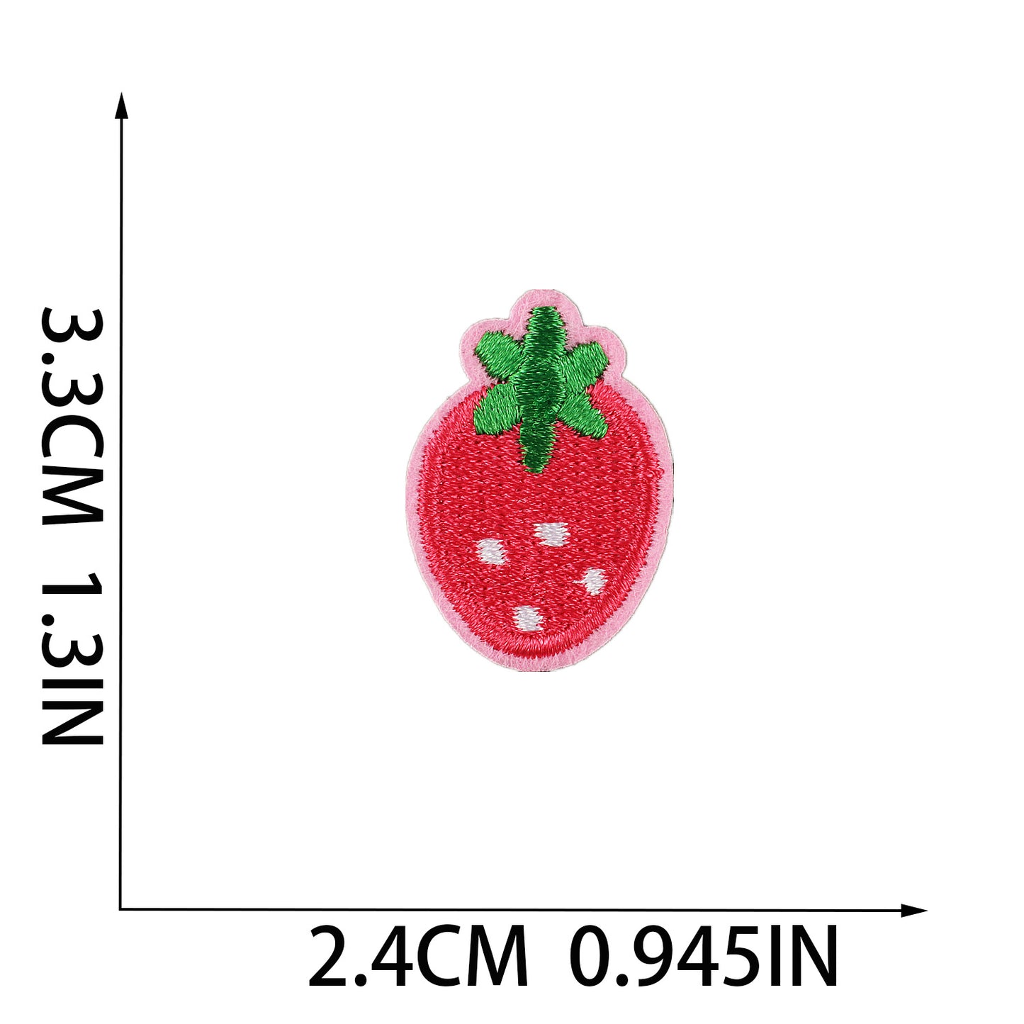 Iron-on Cute Mixed Fruit Embroidered Patch