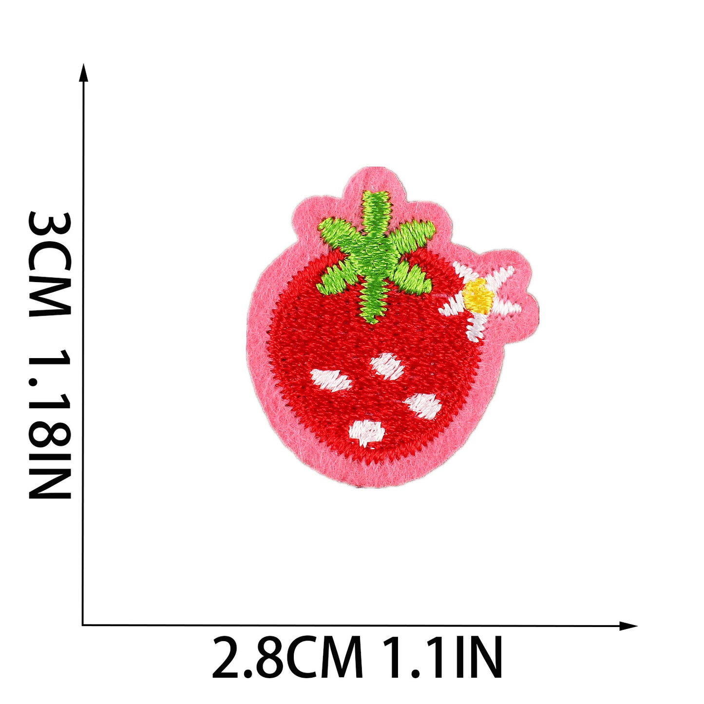 Iron-on Cute Mixed Fruit Embroidered Patch