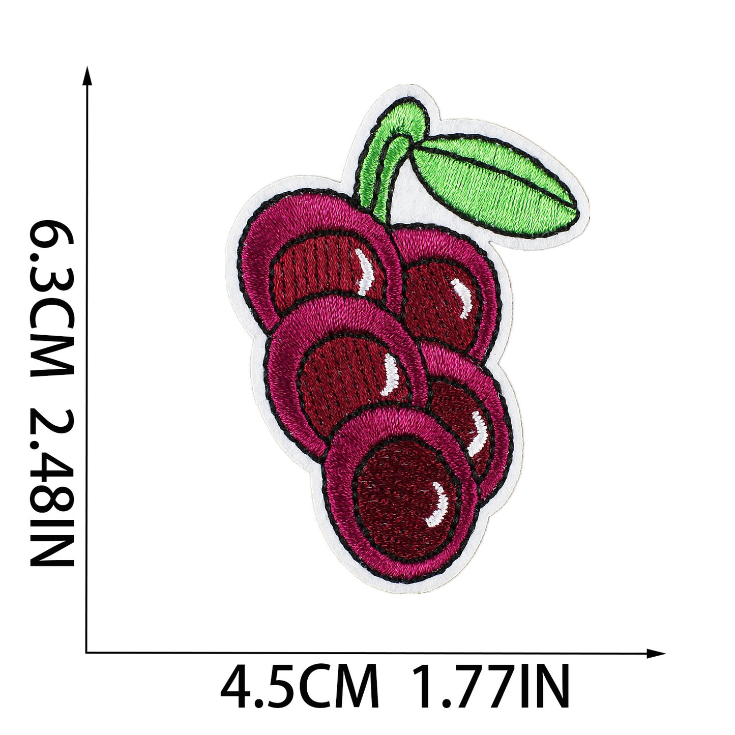 Iron-on Cute Mixed Fruit Embroidered Patch