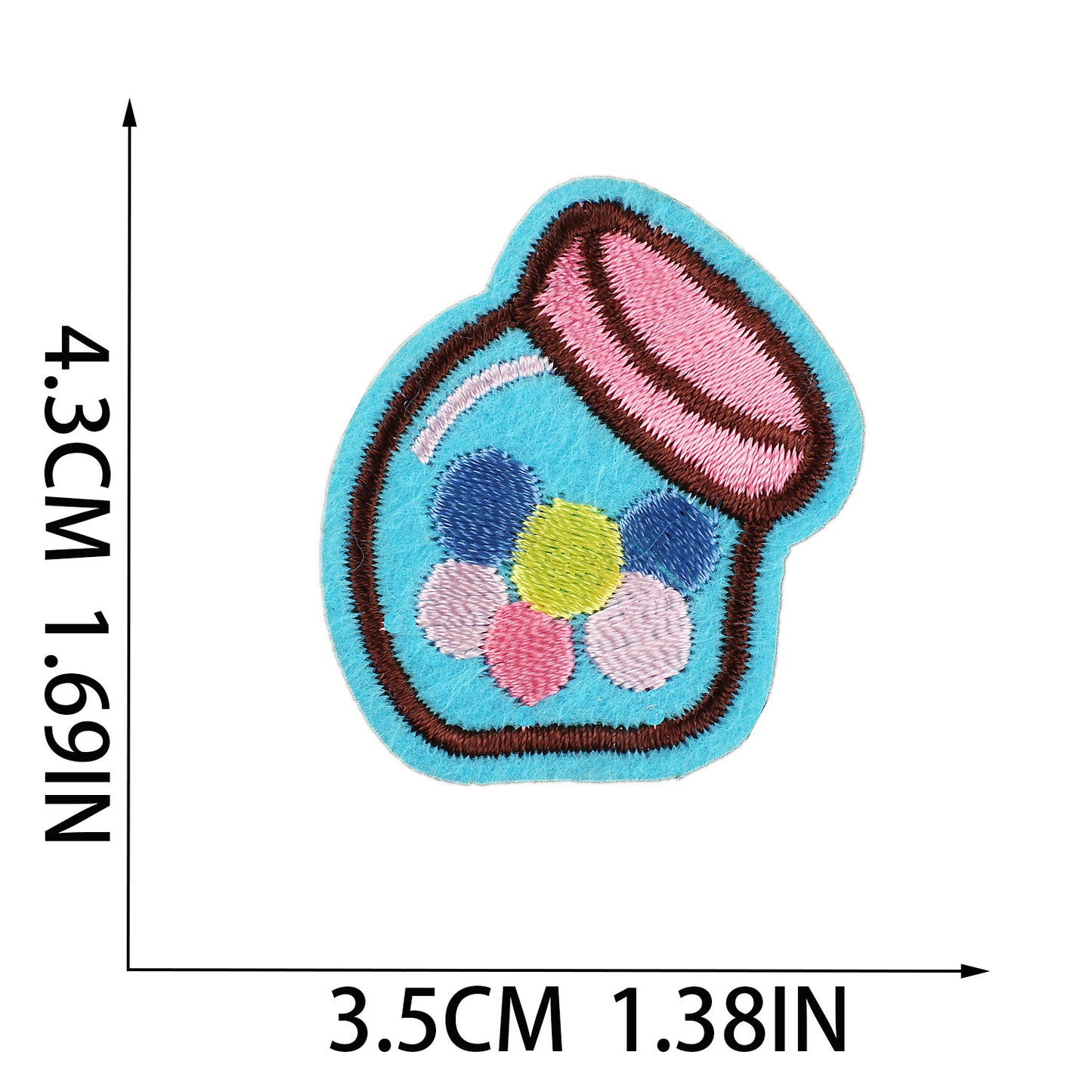 Iron-on Cute Mixed Fruit Embroidered Patch