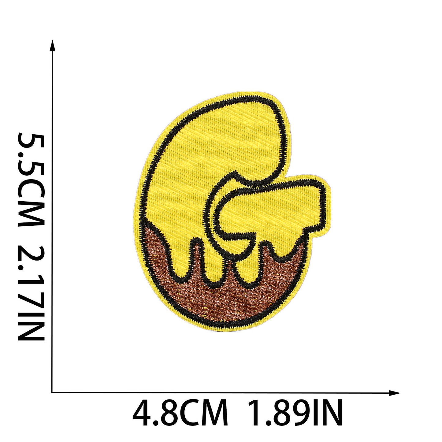 Cute Bee  Embroidered Letter Patches A-Z | Iron-On Alphabet