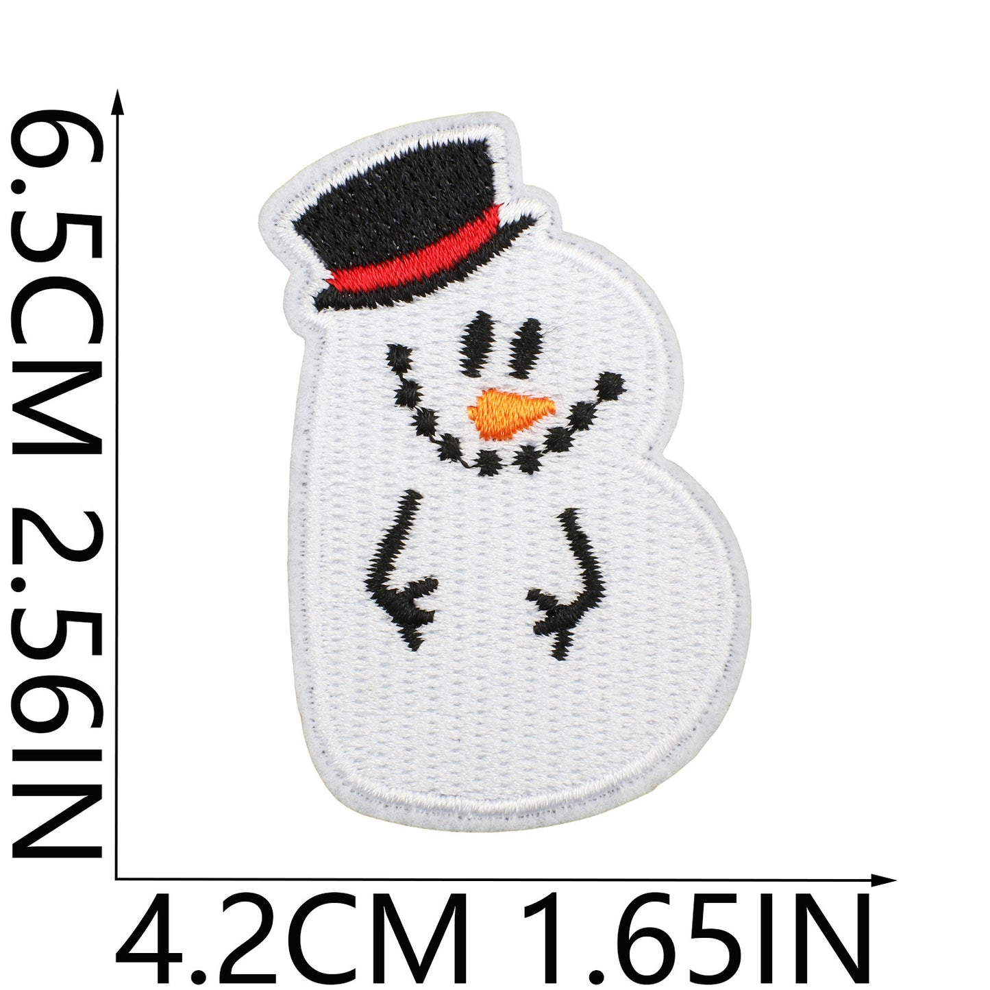 Winter Embroidered Letter Patches A-Z | Iron-On Alphabet