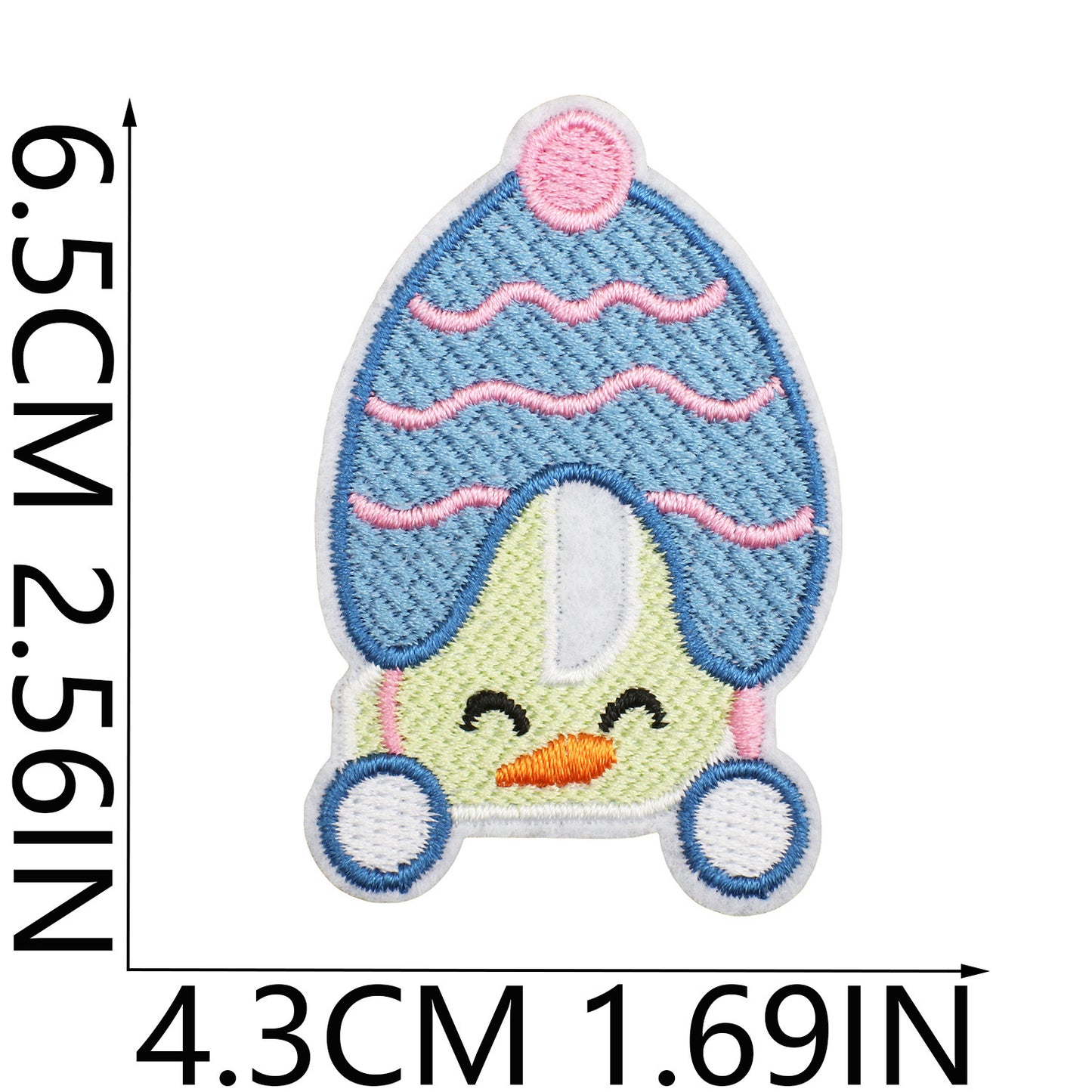 Winter Embroidered Letter Patches A-Z | Iron-On Alphabet