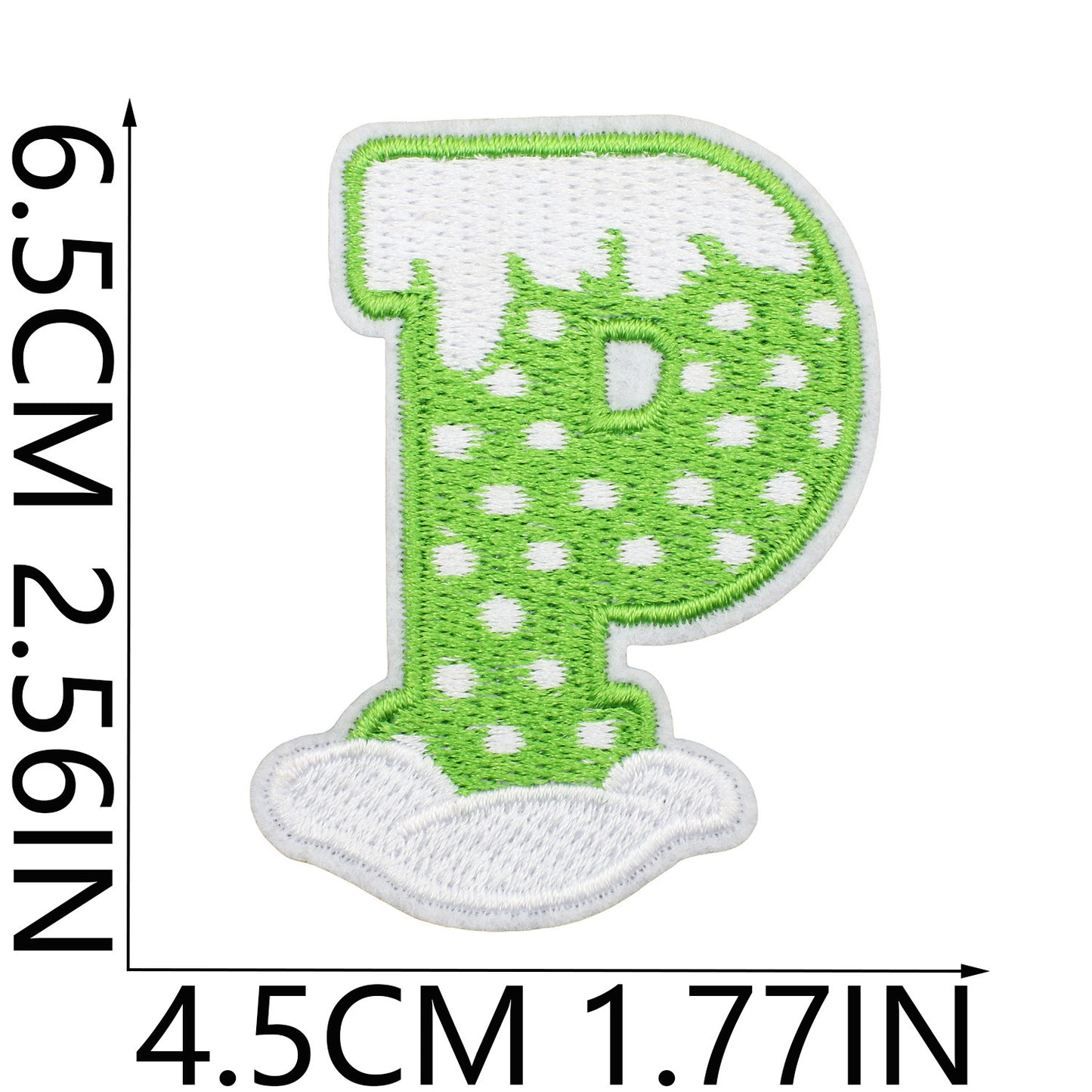 Winter Embroidered Letter Patches A-Z | Iron-On Alphabet
