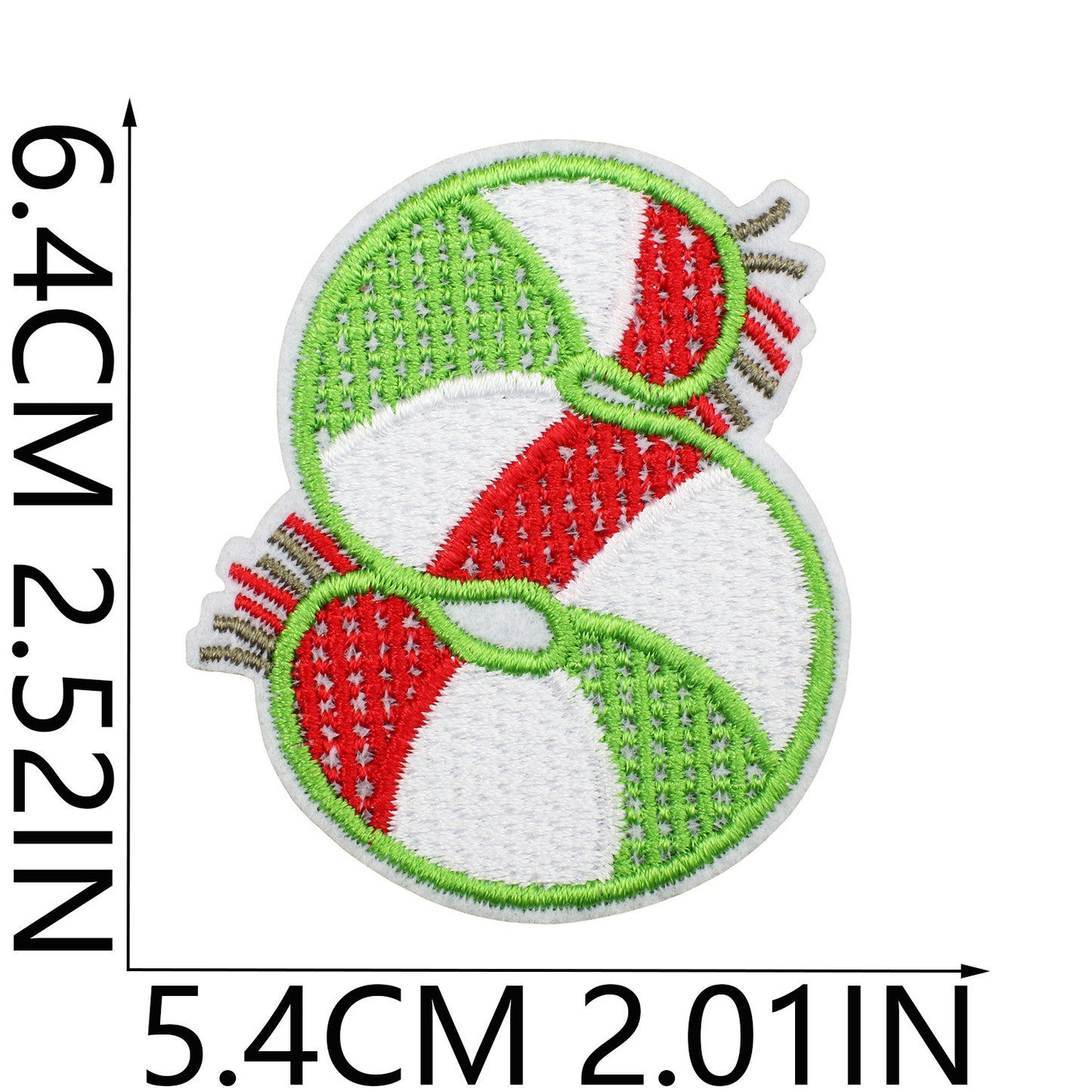 Winter Embroidered Letter Patches A-Z | Iron-On Alphabet