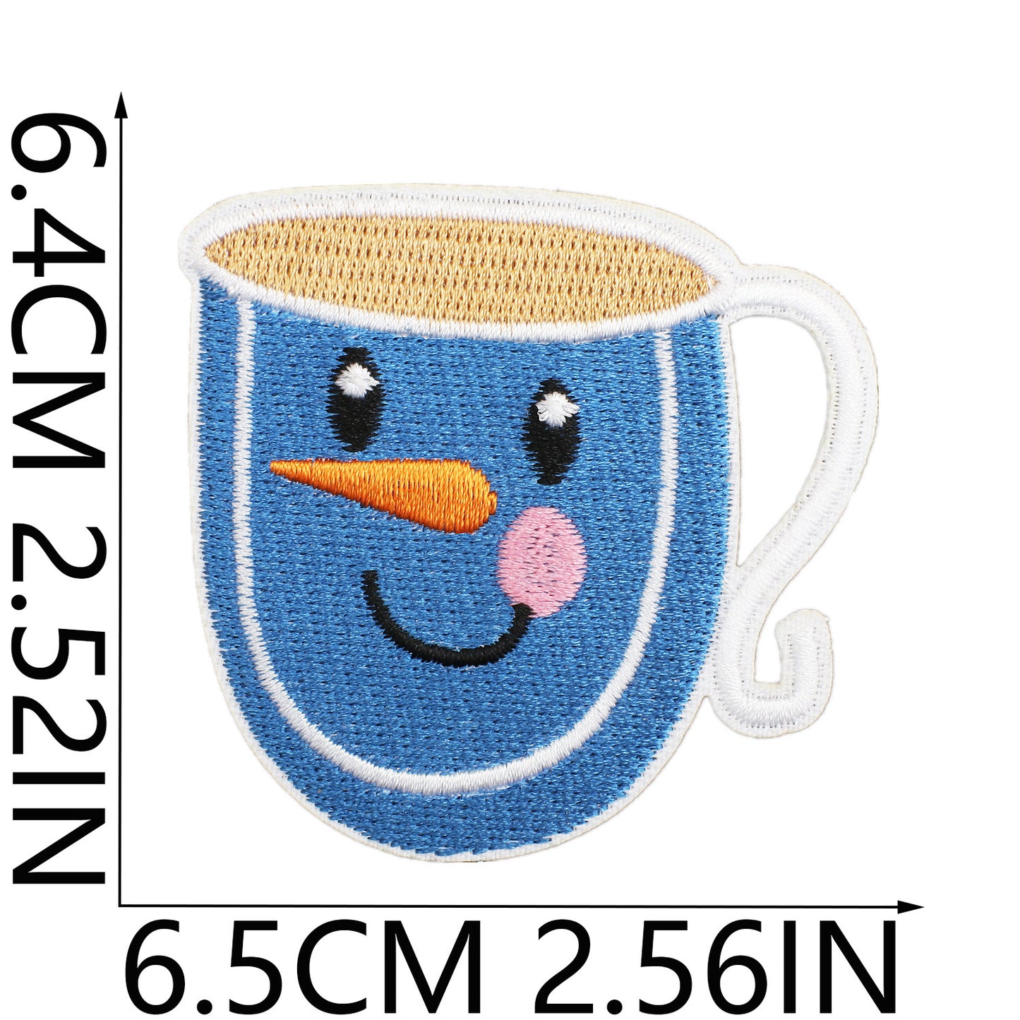 Winter Embroidered Letter Patches A-Z | Iron-On Alphabet