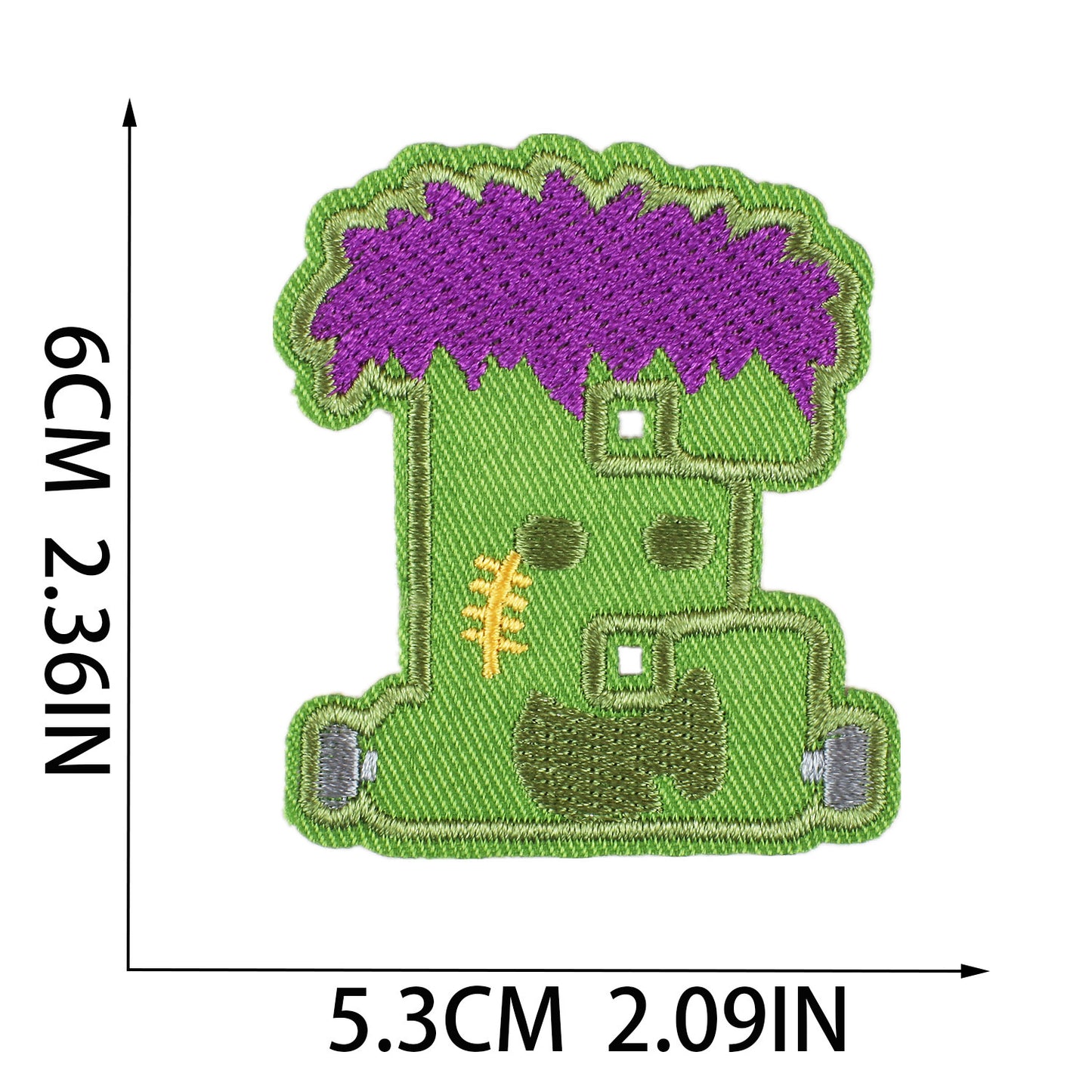 Halloween Embroidered Letter Patches A-Z | Iron-On Alphabet