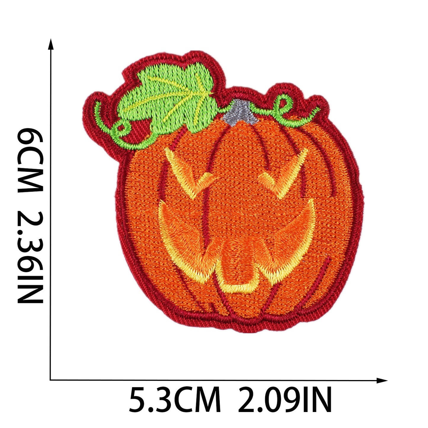 Halloween Embroidered Letter Patches A-Z | Iron-On Alphabet
