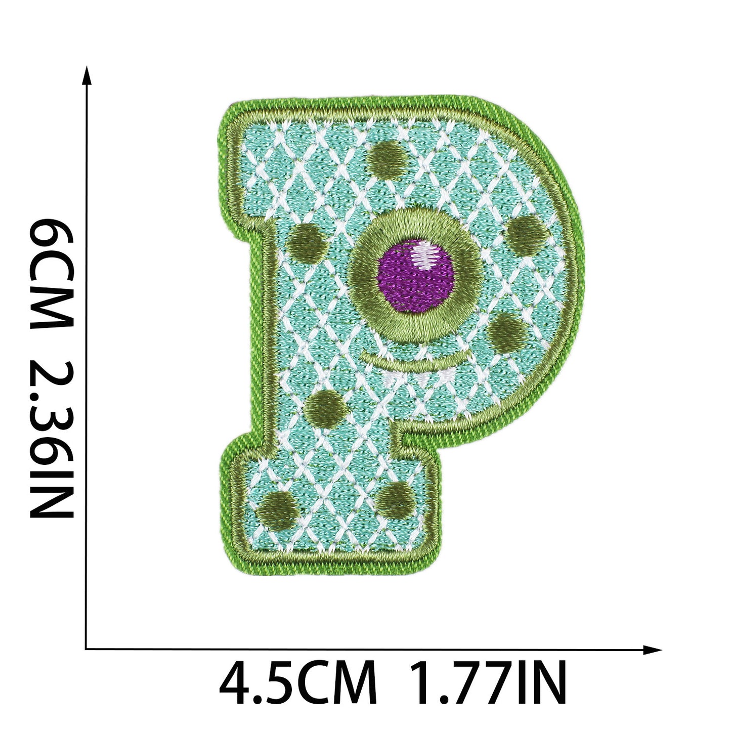 Halloween Embroidered Letter Patches A-Z | Iron-On Alphabet