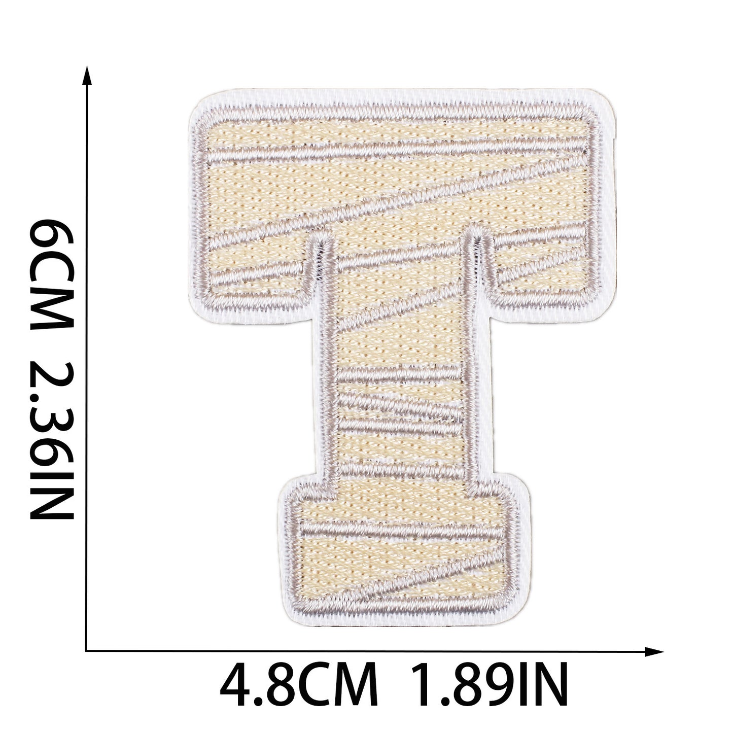 Halloween Embroidered Letter Patches A-Z | Iron-On Alphabet