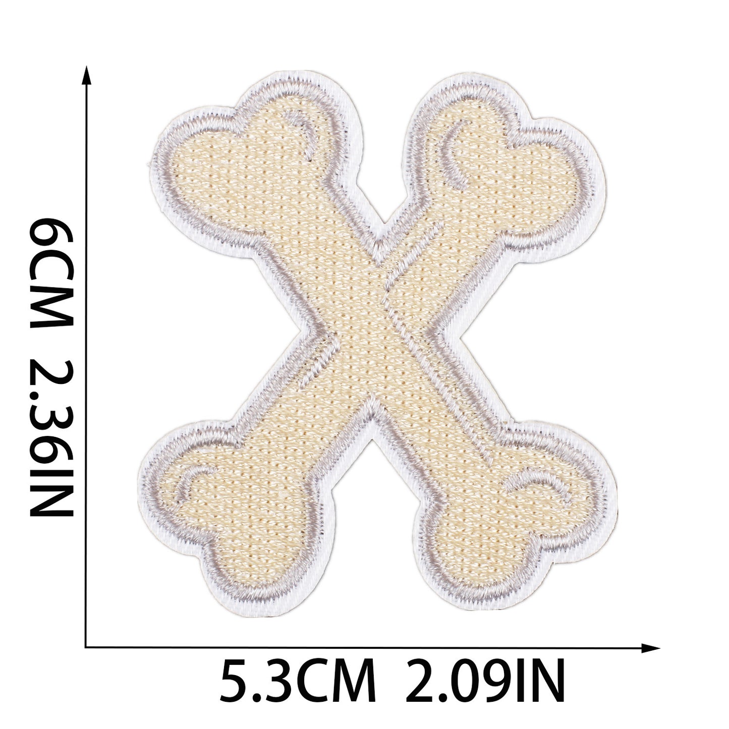 Halloween Embroidered Letter Patches A-Z | Iron-On Alphabet
