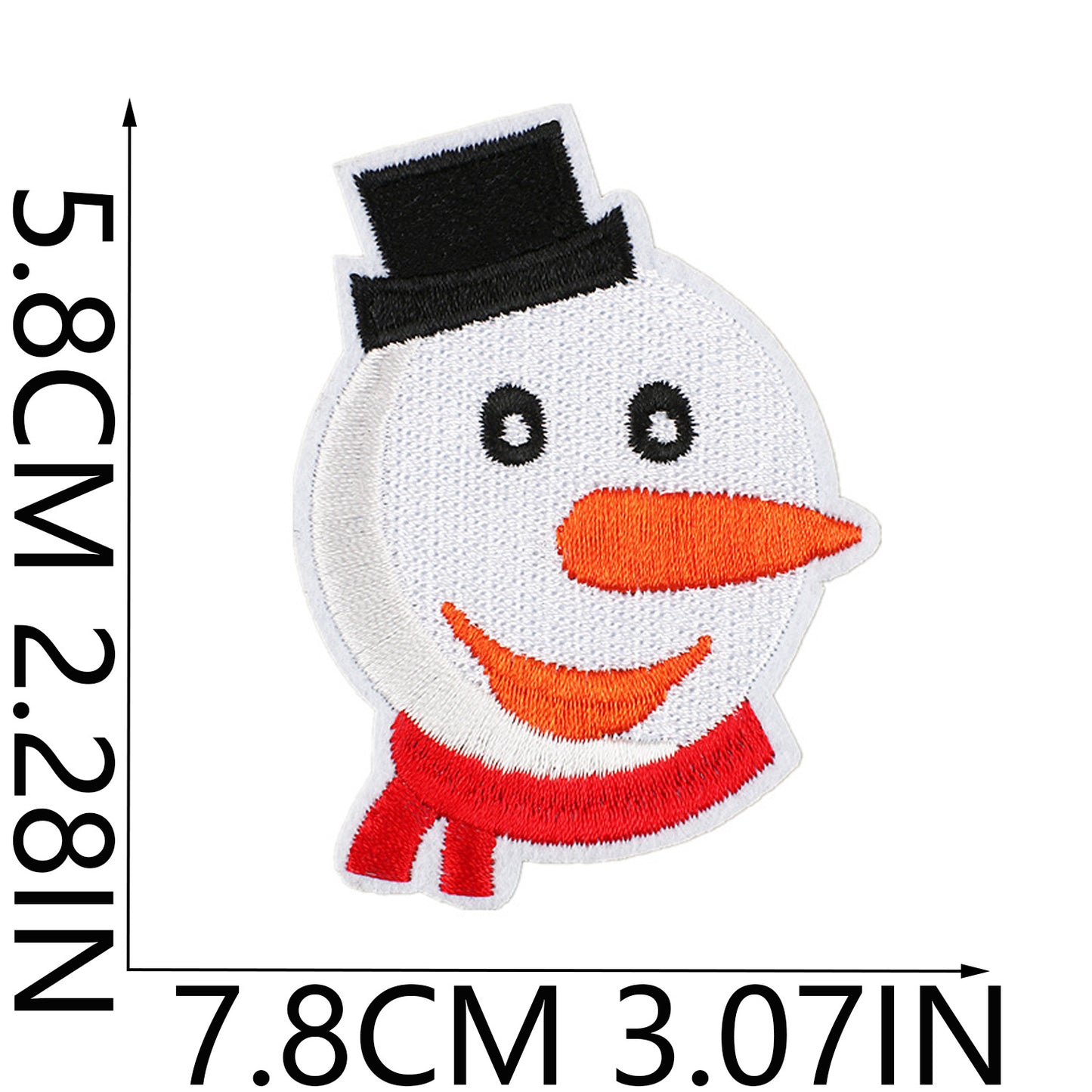 Christmas Embroidered Letter Patches A-Z | Iron-On Alphabet