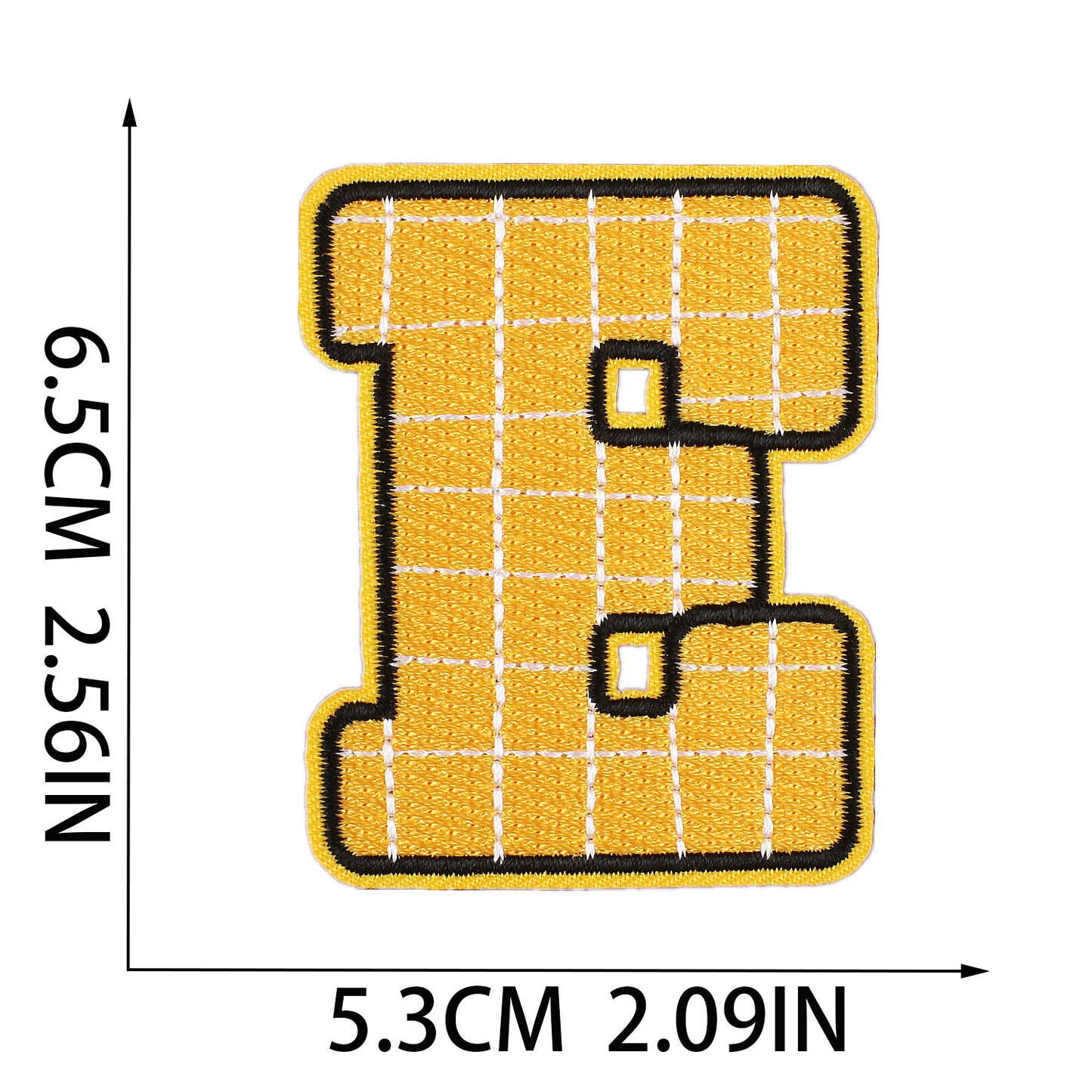 Thanksgiving Embroidered Letter Patches A-Z | Iron-On Festive Alphabet