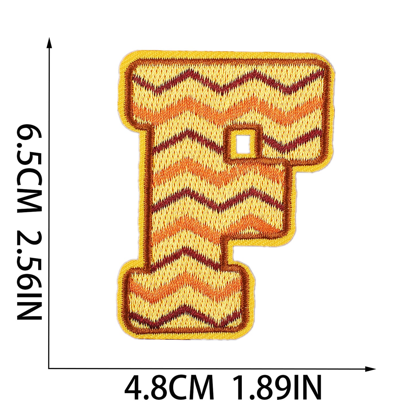 Thanksgiving Embroidered Letter Patches A-Z | Iron-On Festive Alphabet