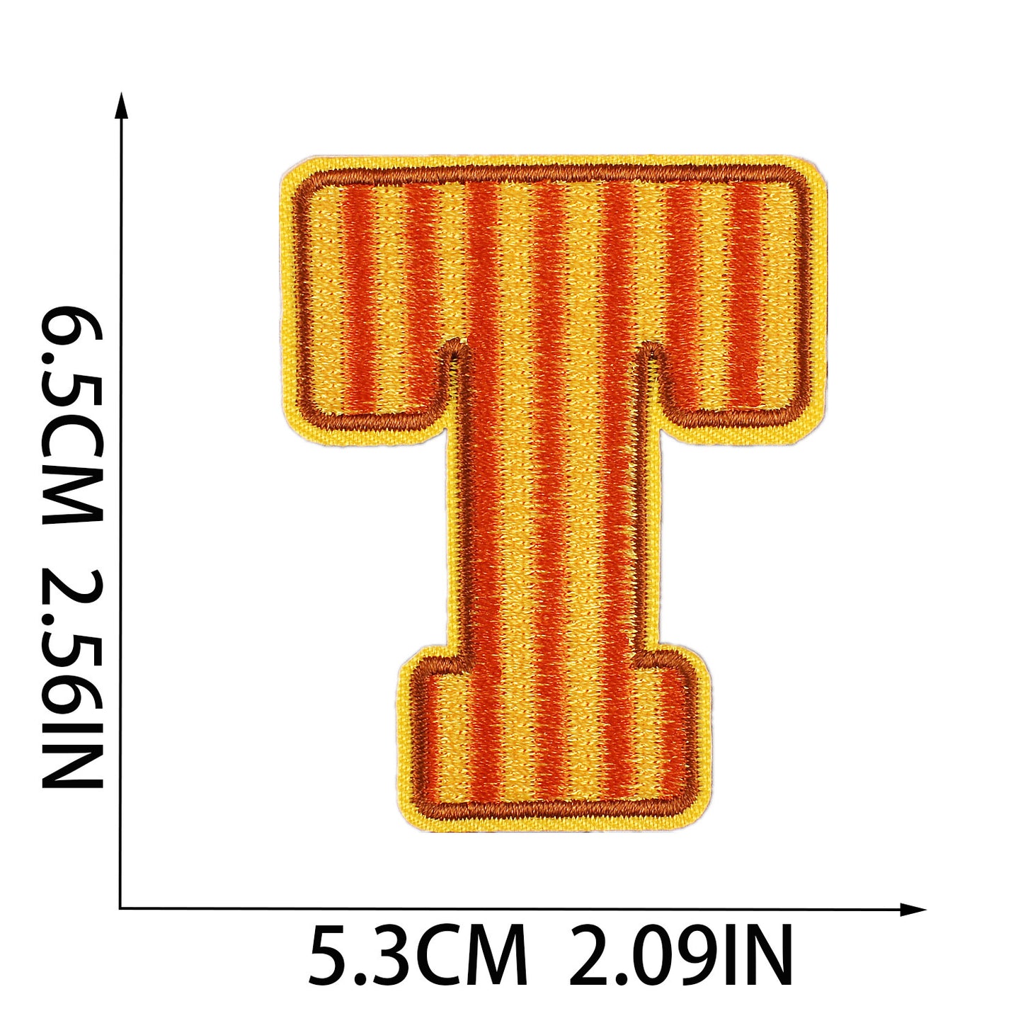 Thanksgiving Embroidered Letter Patches A-Z | Iron-On Festive Alphabet
