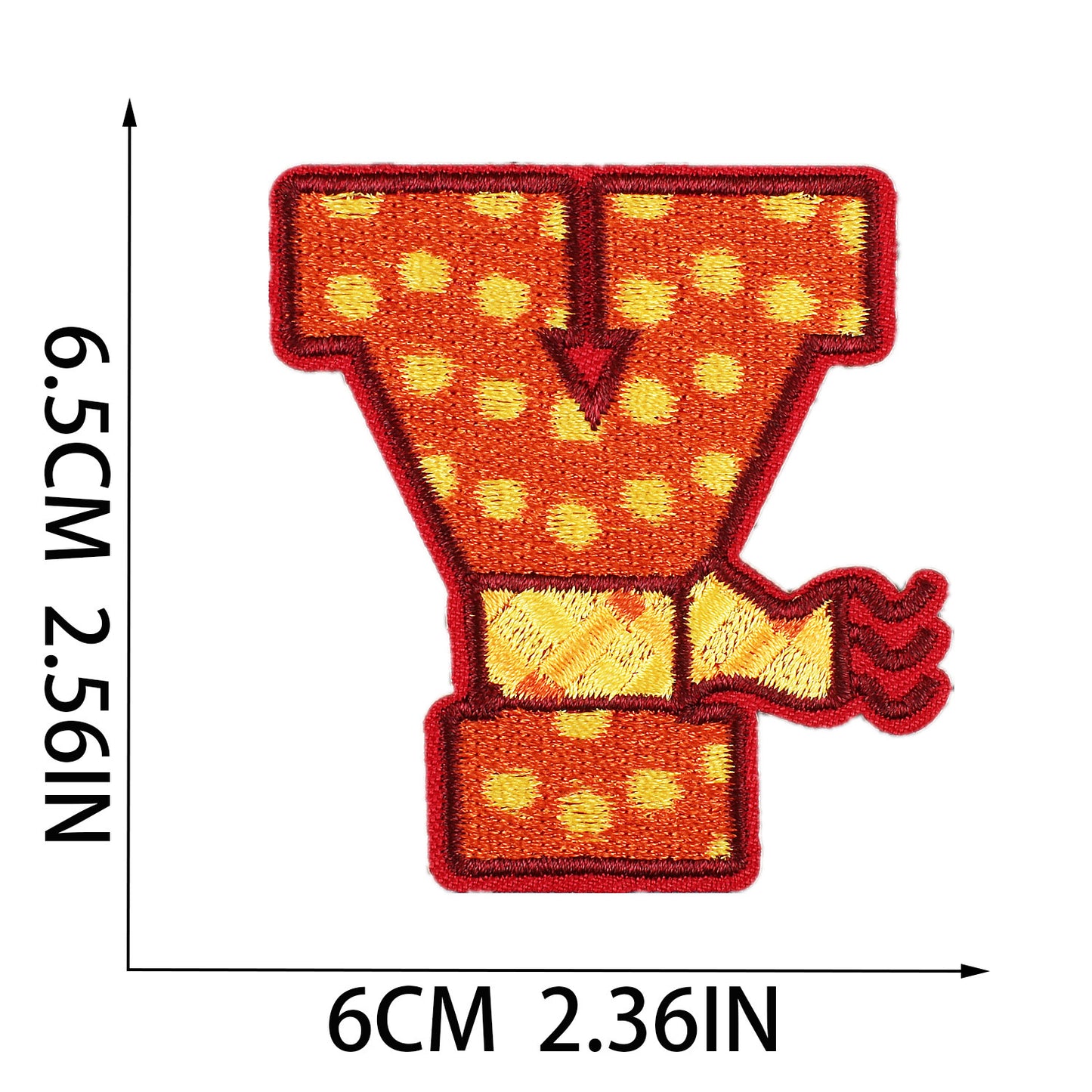 Thanksgiving Embroidered Letter Patches A-Z | Iron-On Festive Alphabet