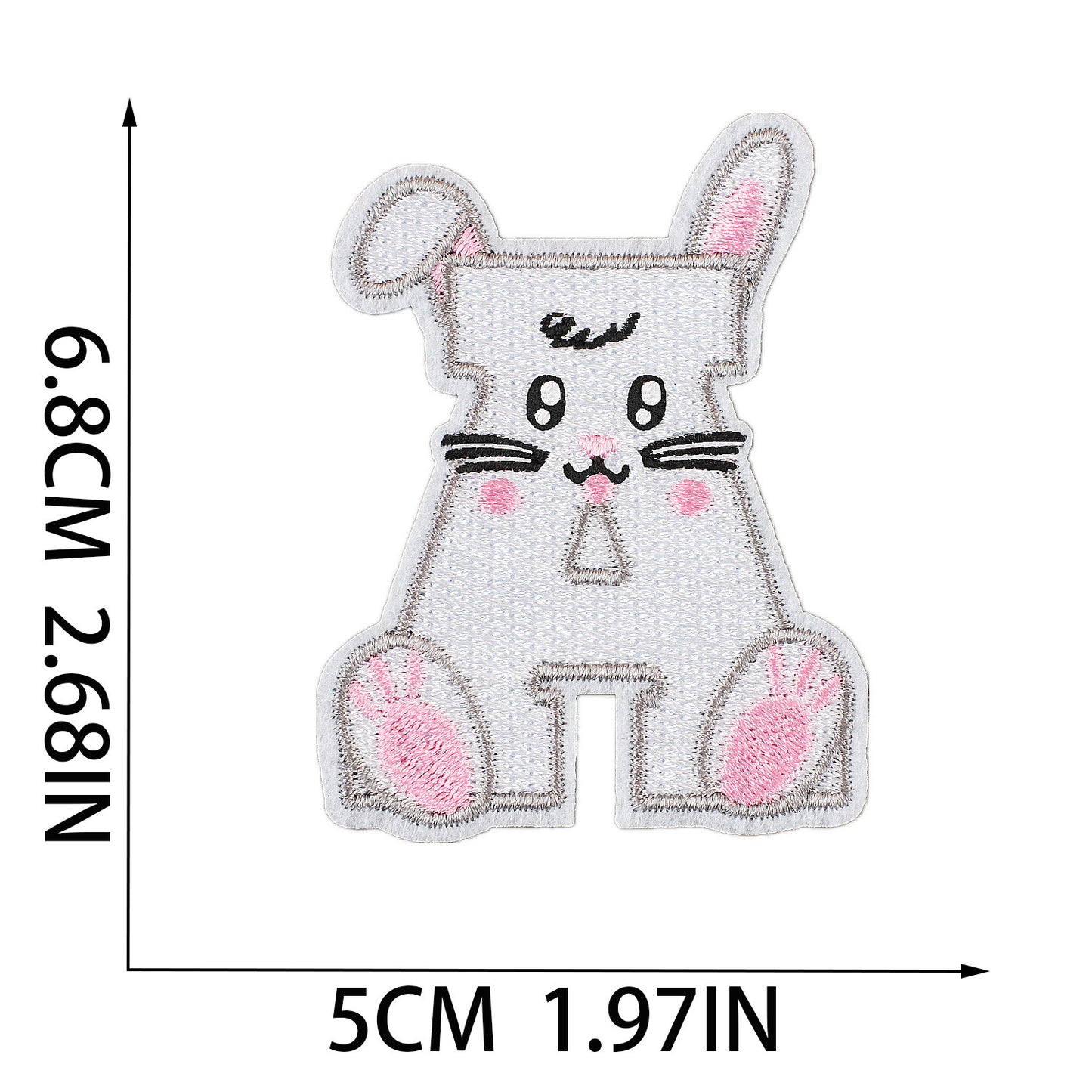 Easter Embroidered Letter Patches A-Z | Iron-On Festive Alphabet