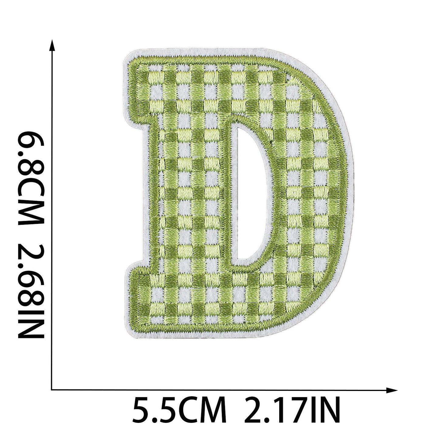 Easter Embroidered Letter Patches A-Z | Iron-On Festive Alphabet