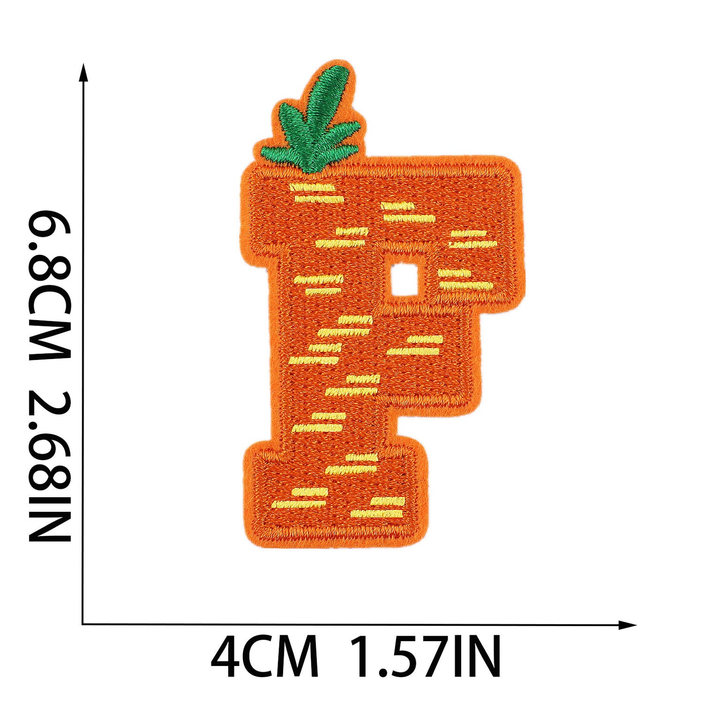 Easter Embroidered Letter Patches A-Z | Iron-On Festive Alphabet