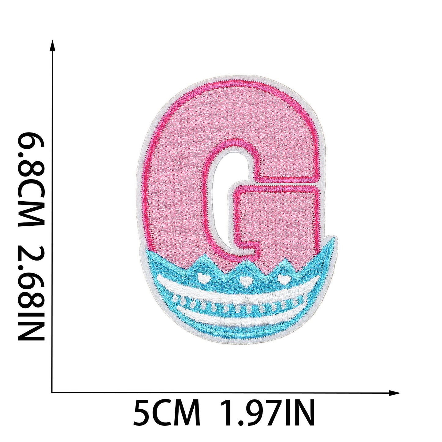 Easter Embroidered Letter Patches A-Z | Iron-On Festive Alphabet