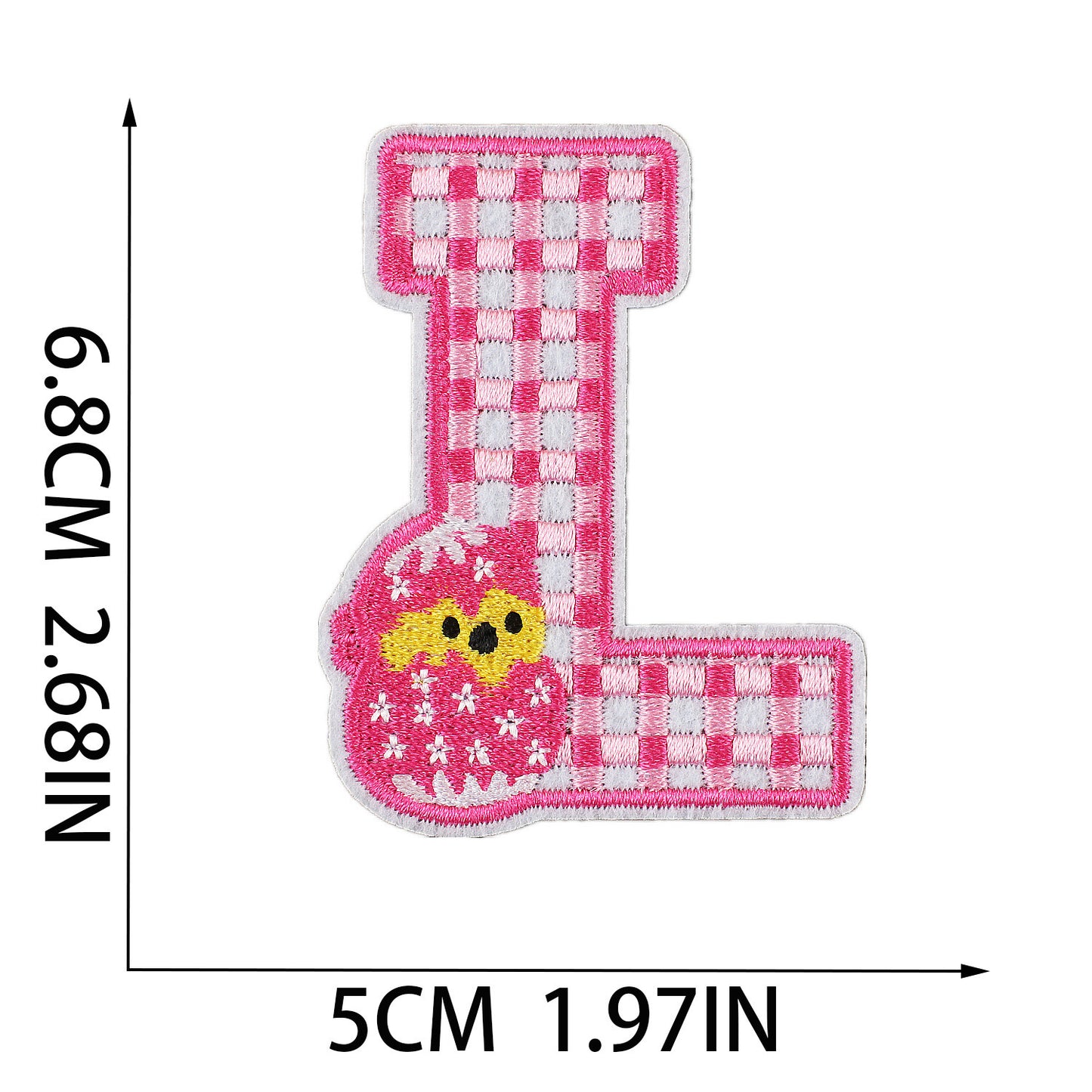 Easter Embroidered Letter Patches A-Z | Iron-On Festive Alphabet