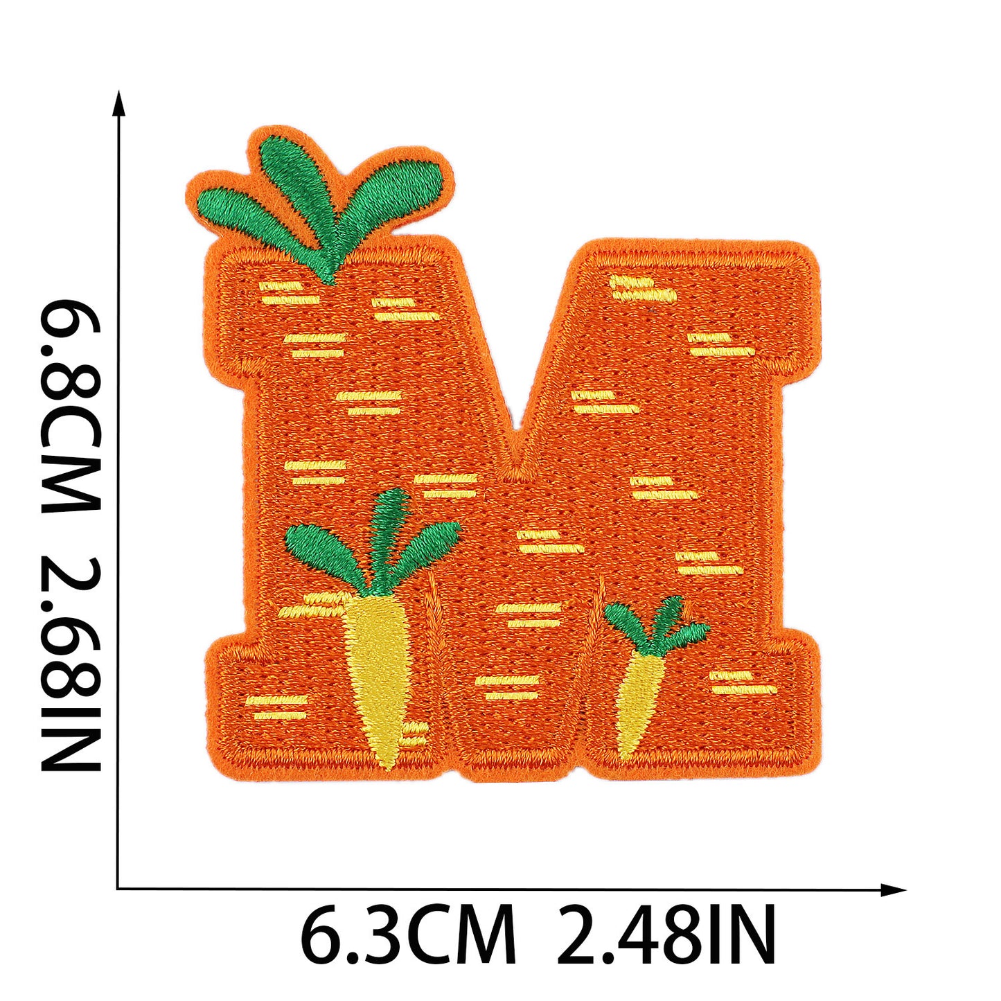 Easter Embroidered Letter Patches A-Z | Iron-On Festive Alphabet