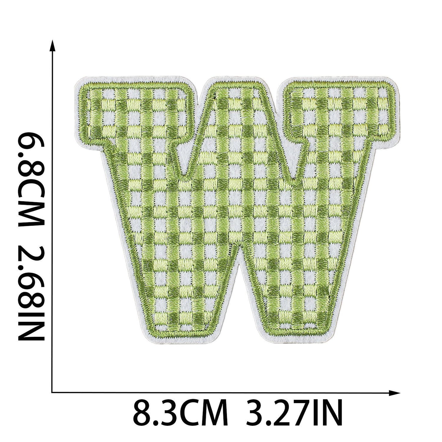Easter Embroidered Letter Patches A-Z | Iron-On Festive Alphabet