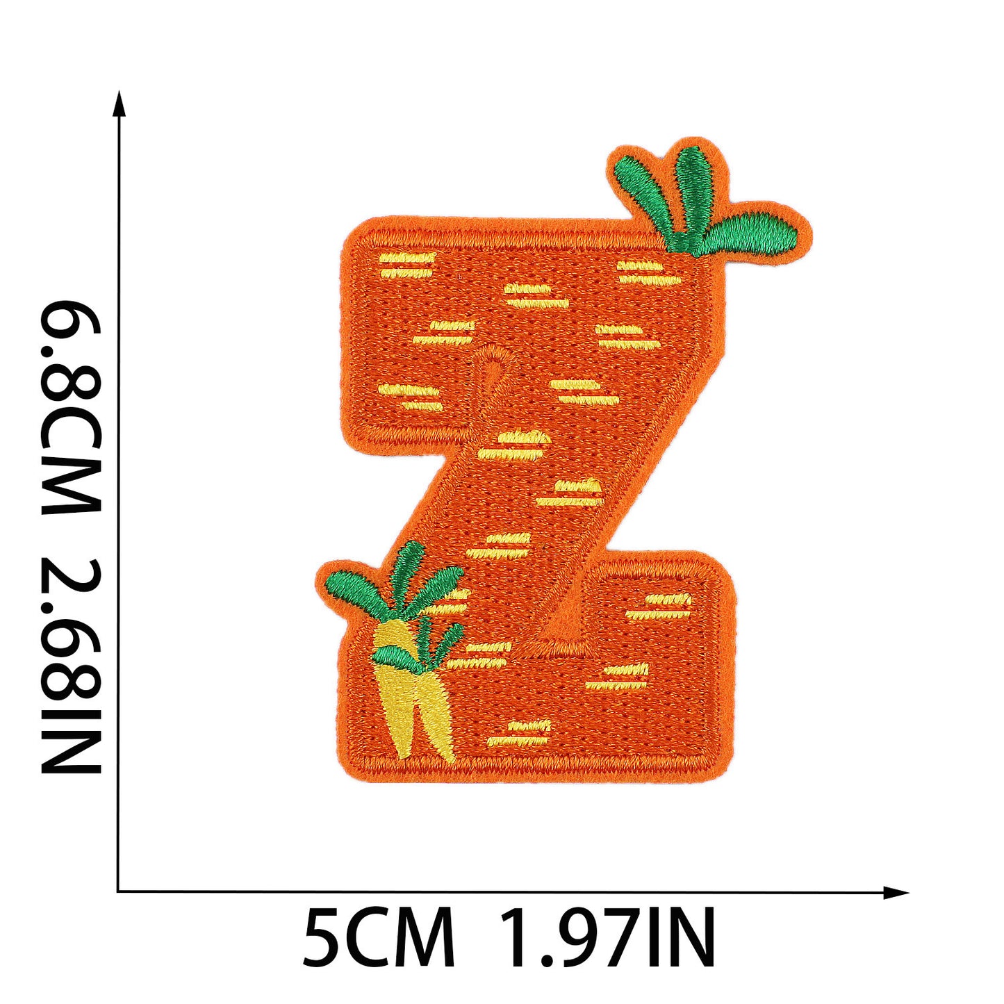 Easter Embroidered Letter Patches A-Z | Iron-On Festive Alphabet