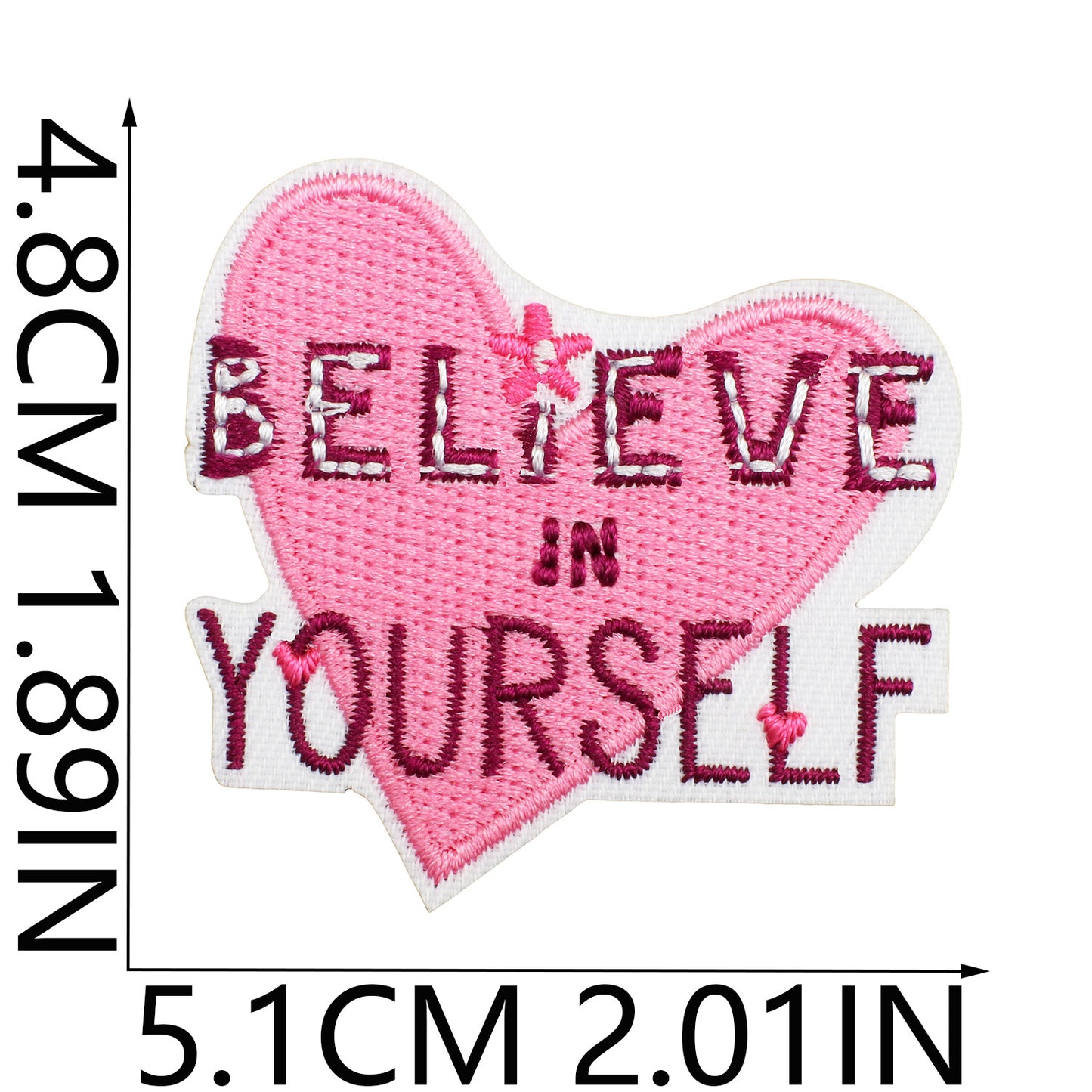 Iron-On Celebrity Inspirational Quotes Embroidery Patch Bundle Patches with Meme Quotes Witty Designs