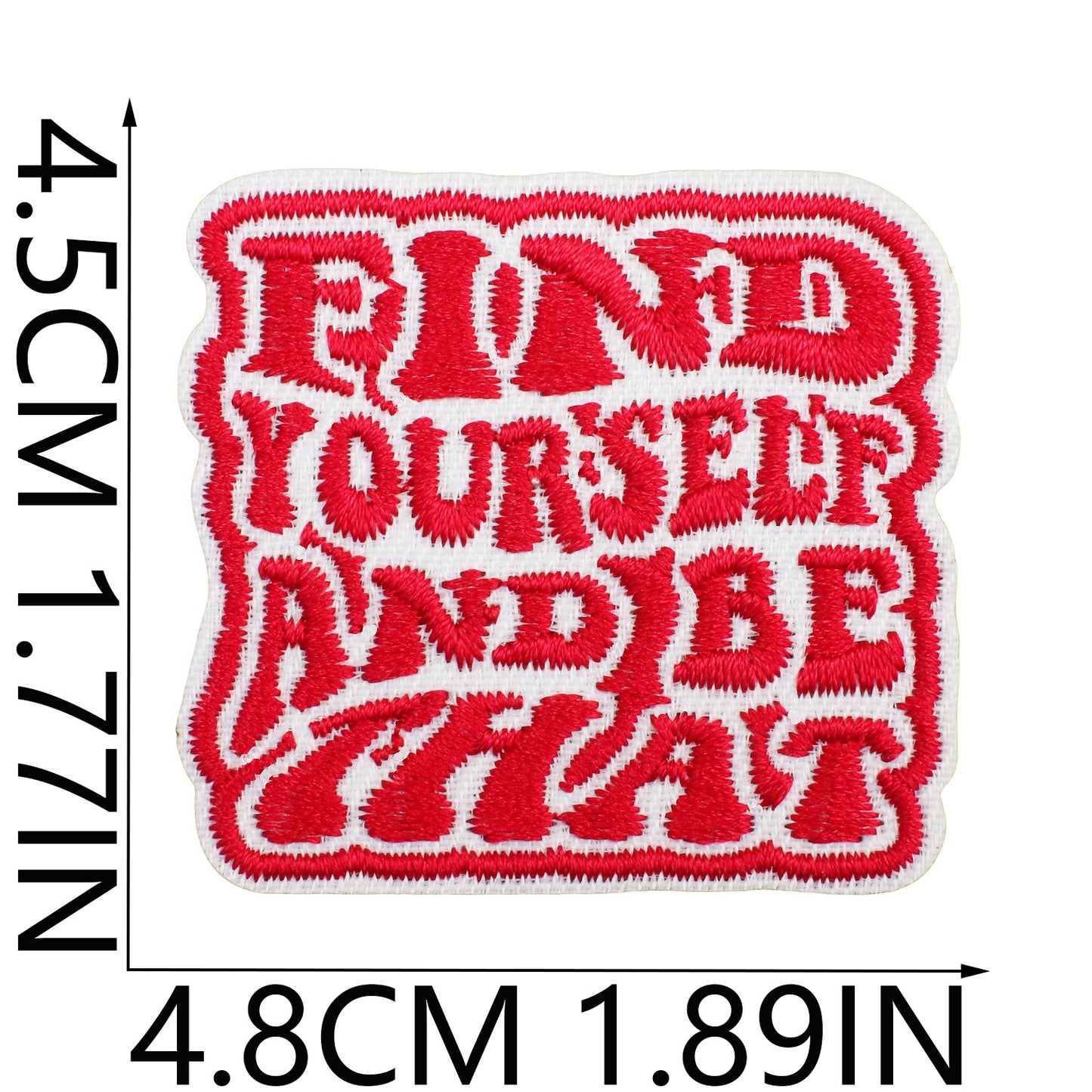 Iron-On Celebrity Inspirational Quotes Embroidery Patch Bundle Patches with Meme Quotes Witty Designs