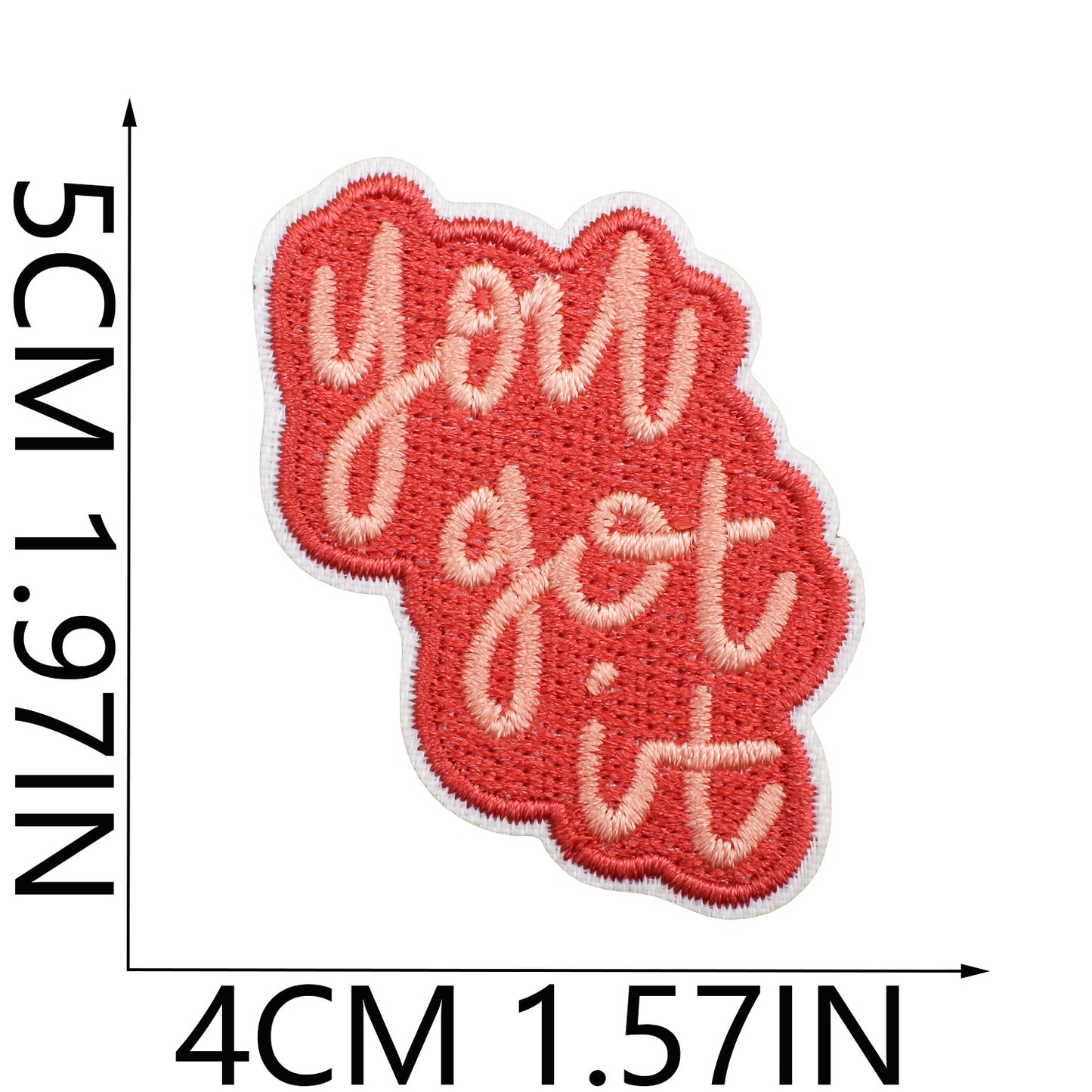 Iron-On Celebrity Inspirational Quotes Embroidery Patch Bundle Patches with Meme Quotes Witty Designs