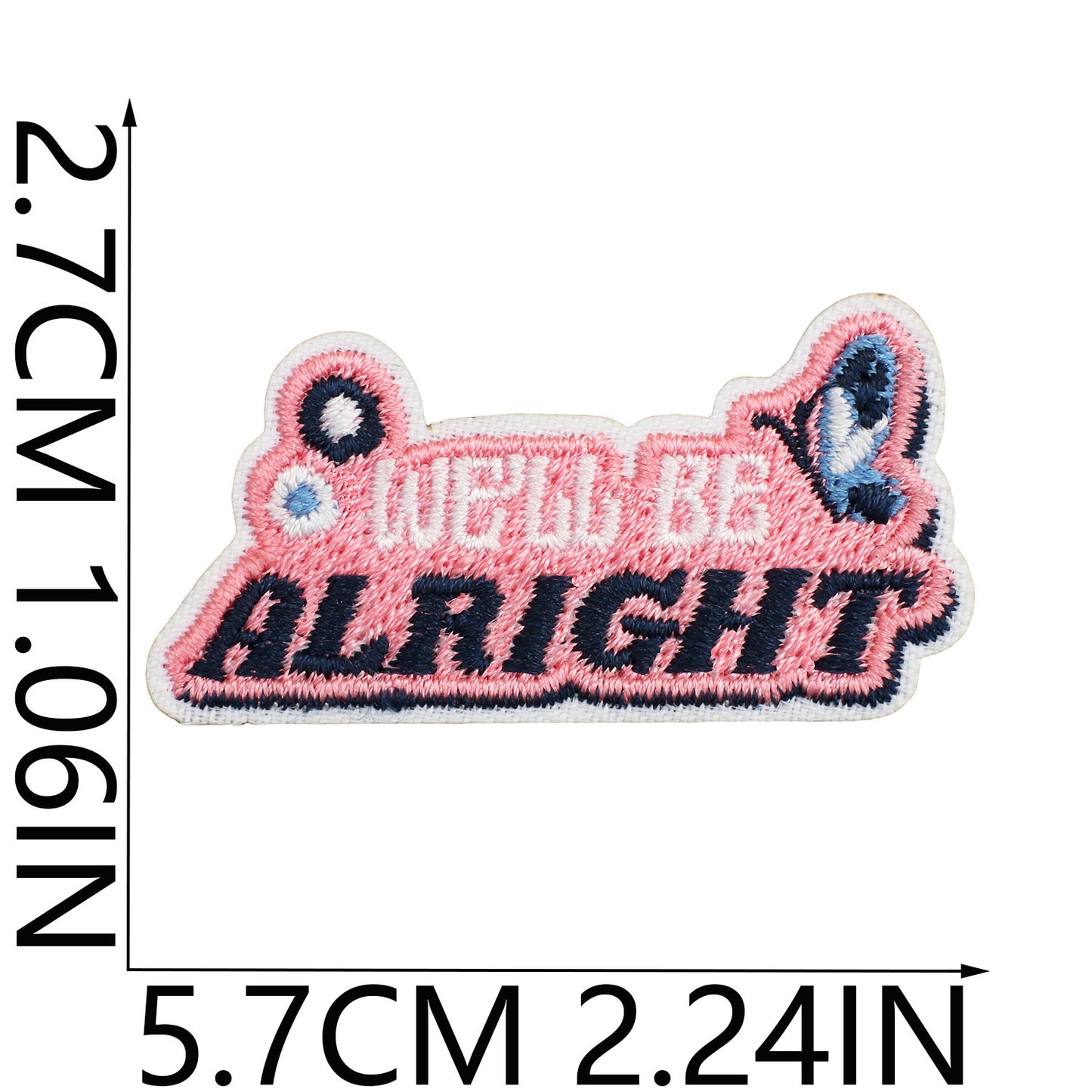 Iron-On Celebrity Inspirational Quotes Embroidery Patch Bundle Patches with Meme Quotes Witty Designs