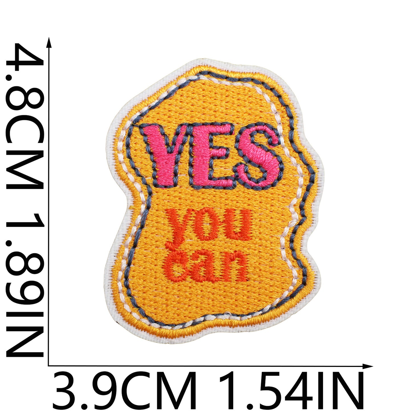 Iron-On Celebrity Inspirational Quotes Embroidery Patch Bundle Patches with Meme Quotes Witty Designs