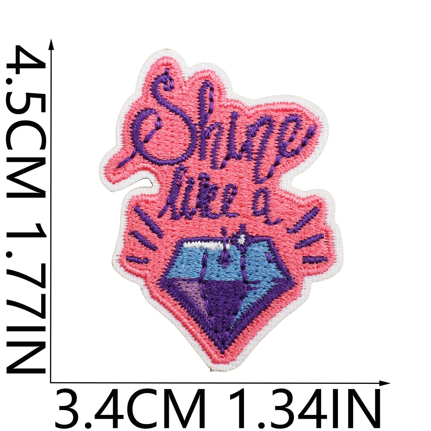 Iron-On Celebrity Inspirational Quotes Embroidery Patch Bundle Patches with Meme Quotes Witty Designs