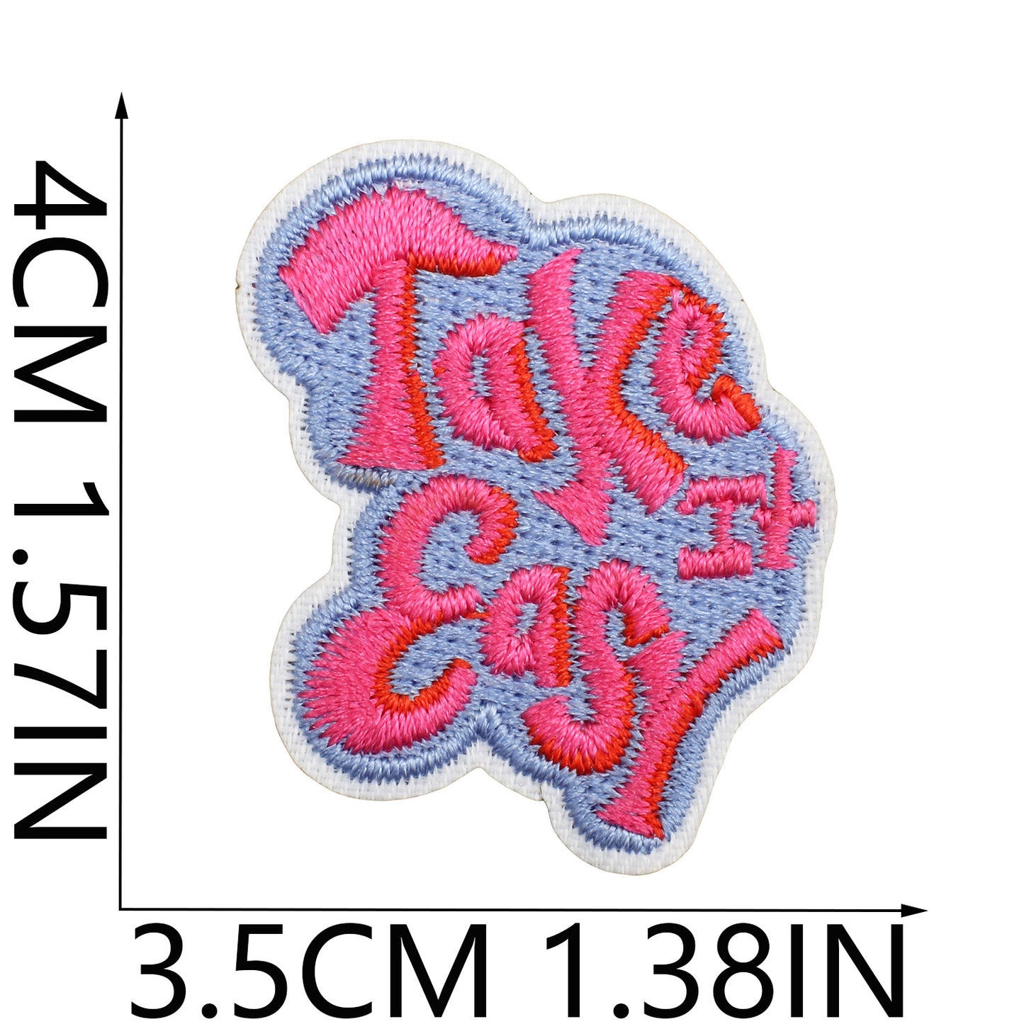 Iron-On Celebrity Inspirational Quotes Embroidery Patch Bundle Patches with Meme Quotes Witty Designs
