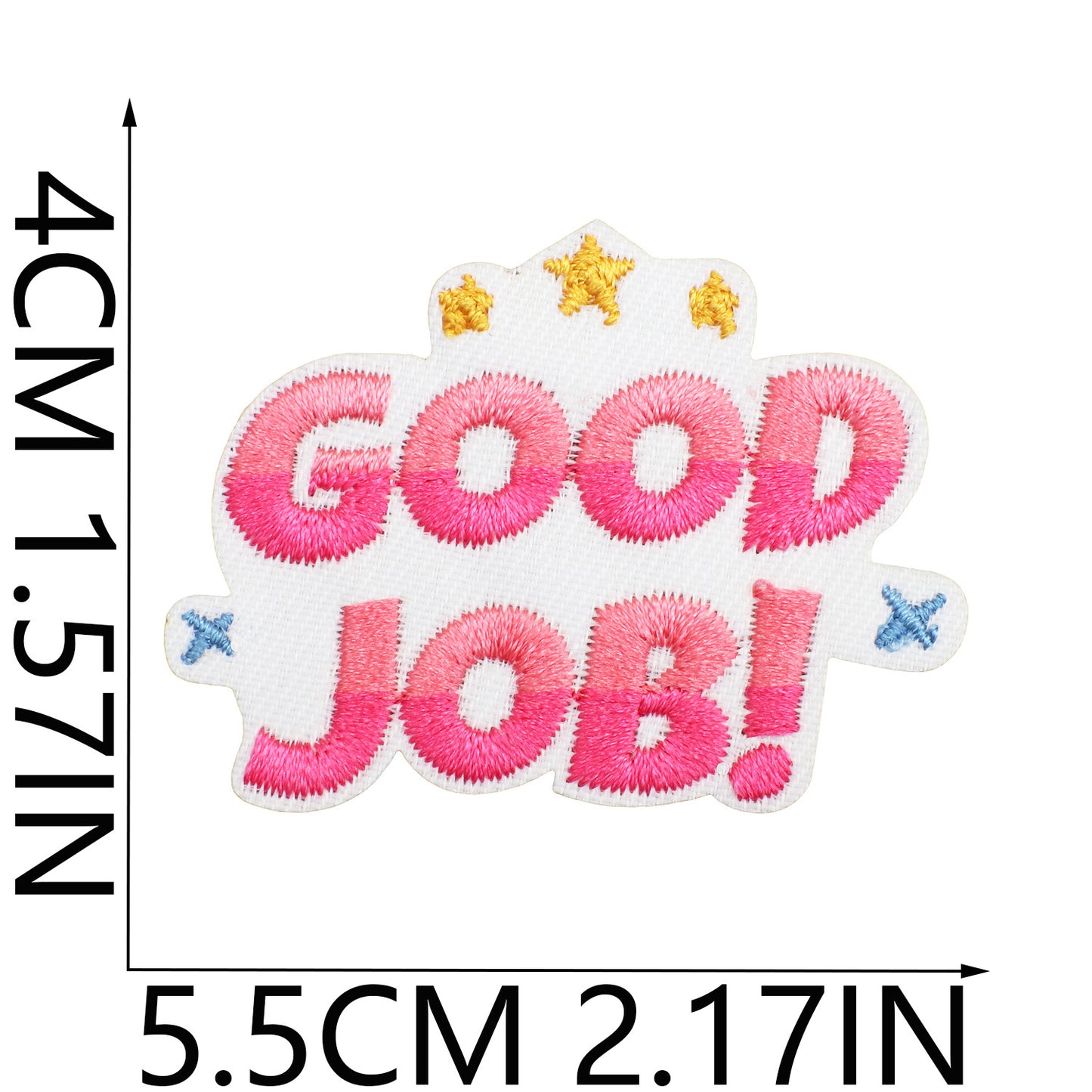 Iron-On Celebrity Inspirational Quotes Embroidery Patch Bundle Patches with Meme Quotes Witty Designs