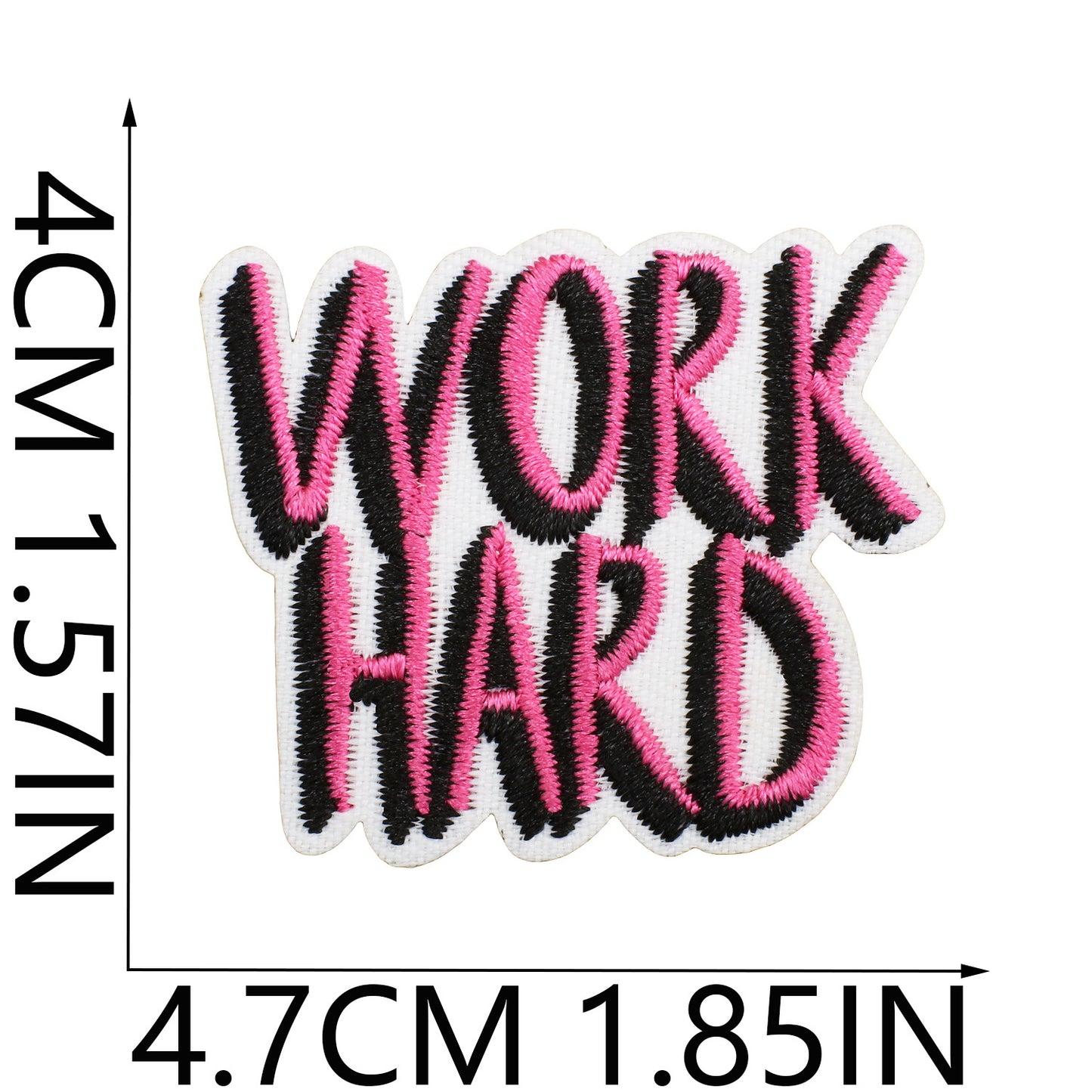 Iron-On Celebrity Inspirational Quotes Embroidery Patch Bundle Patches with Meme Quotes Witty Designs