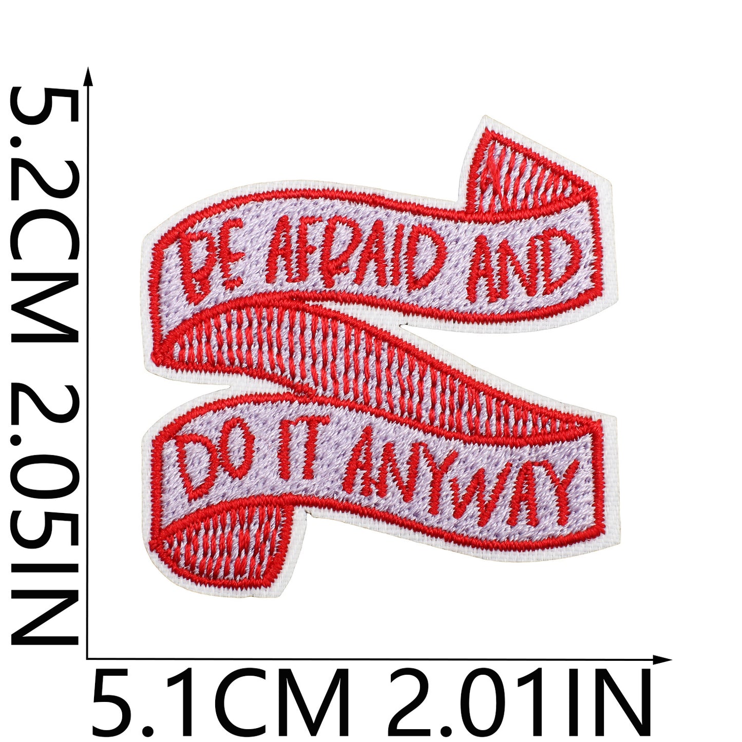 Iron-On Celebrity Inspirational Quotes Embroidery Patch Bundle Patches with Meme Quotes Witty Designs