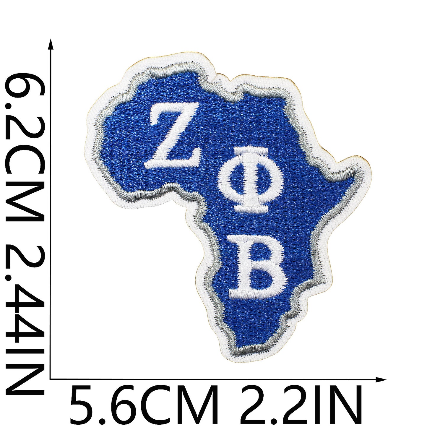 Iron-On Black Person Curly Hair Embroidery Patch Canvas Shoes Letters Computer Embroidered Badge Bag and Clothing Decoration