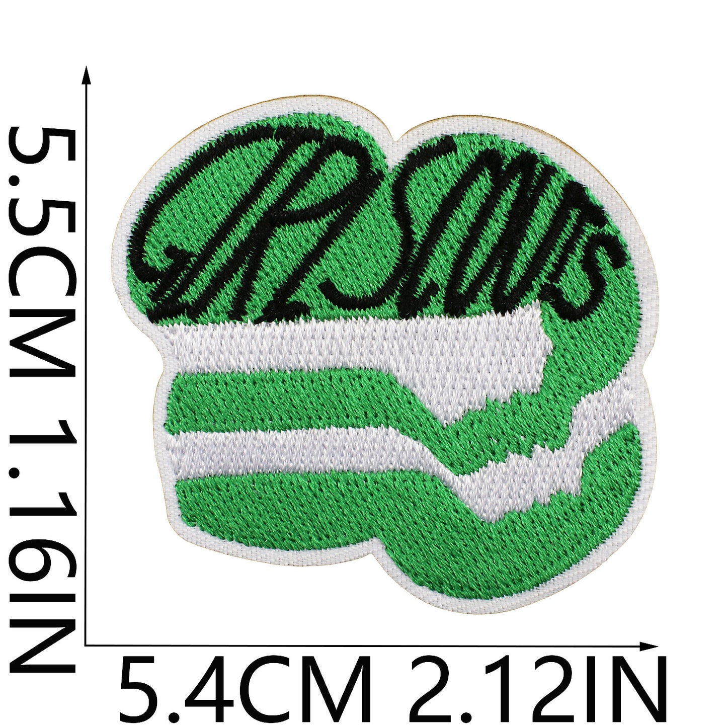 Iron-On Cookie Embroidery Patch Cute Girl Snack Badge Computer Stitch Appliqué for Clothing Bags Decoration