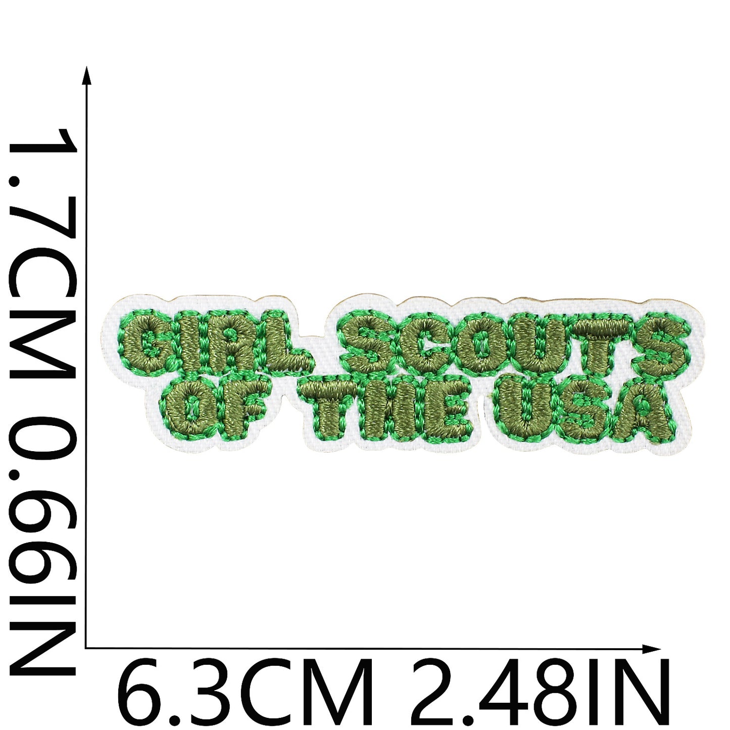 Iron-On Cookie Embroidery Patch Cute Girl Snack Badge Computer Stitch Appliqué for Clothing Bags Decoration